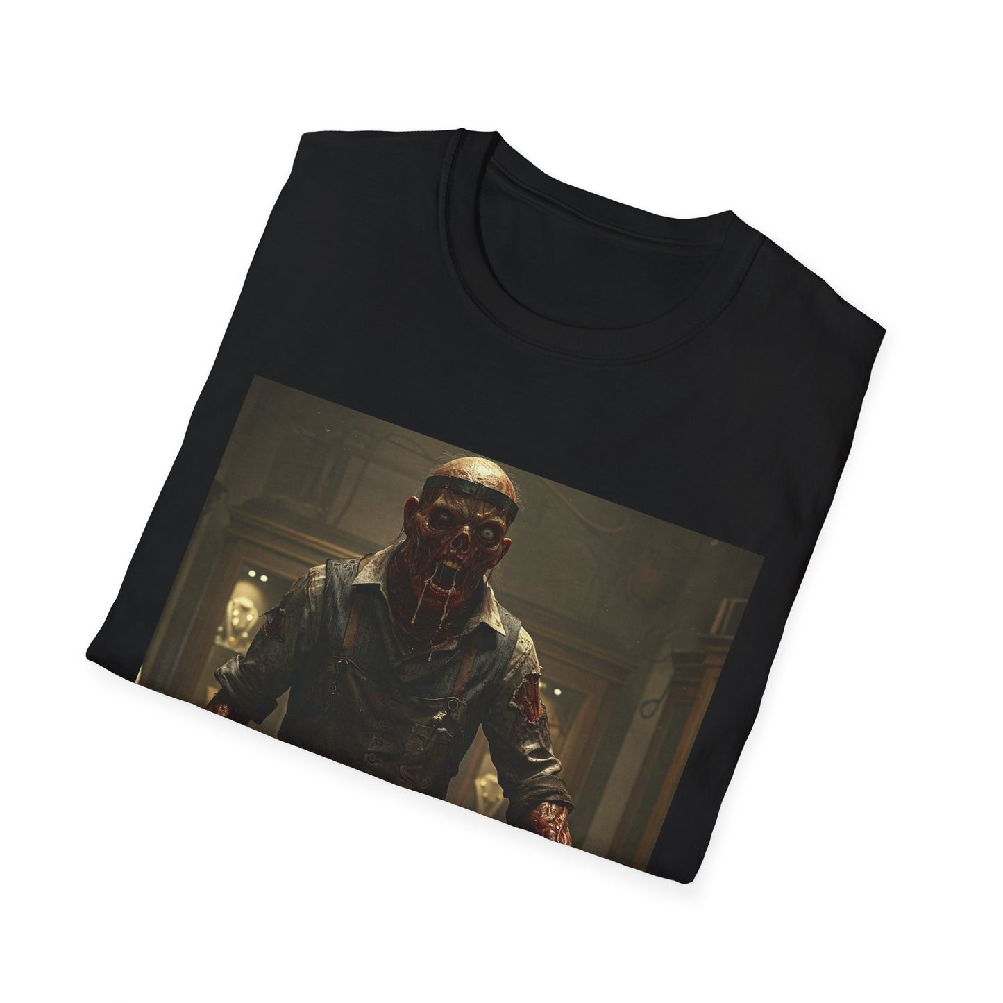 Unisex Horror-Themed Softstyle T-Shirt - Perfect for Halloween and Cosplay