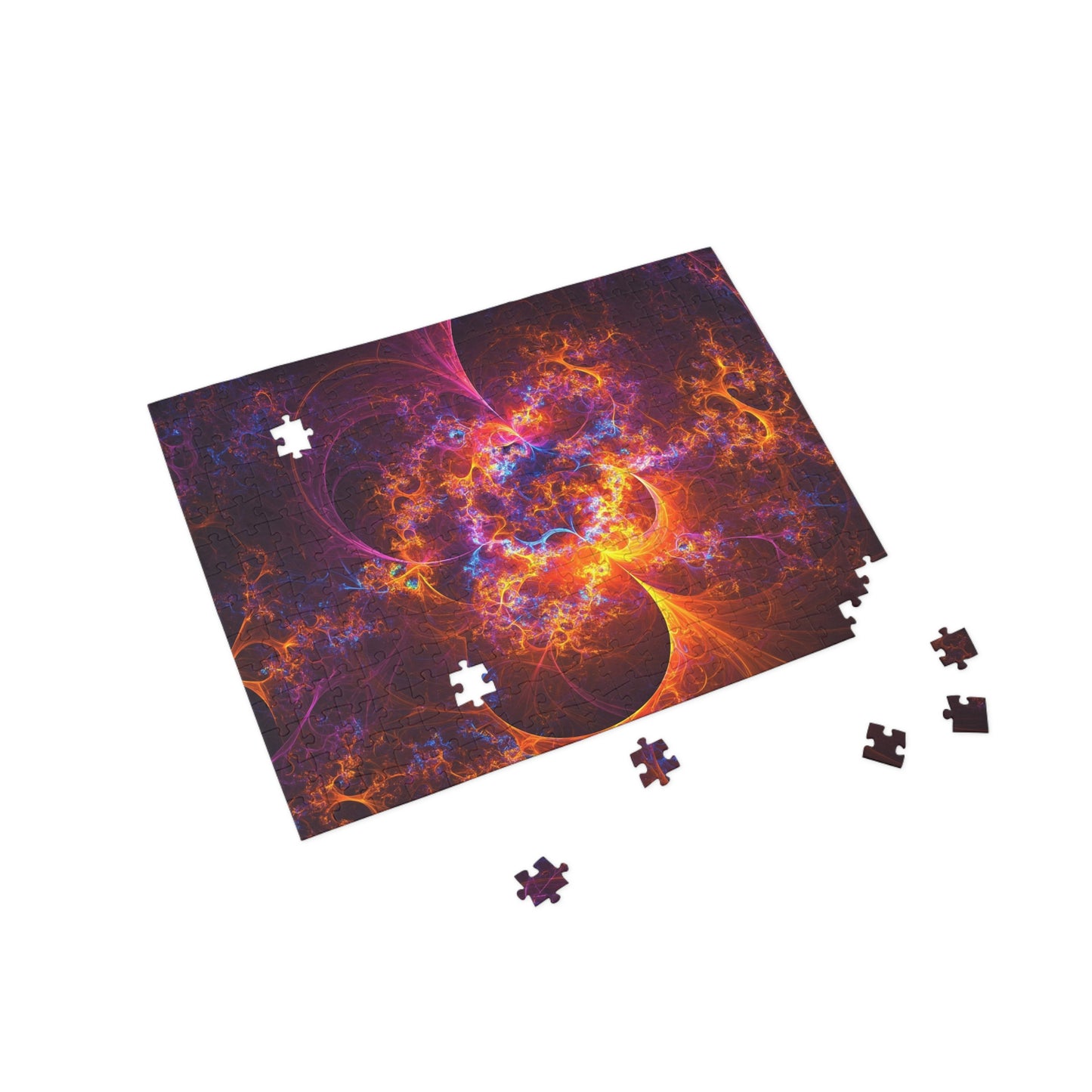 Vibrant Fractal Art Puzzle – 96, 252, 500, 1000-Piece Options