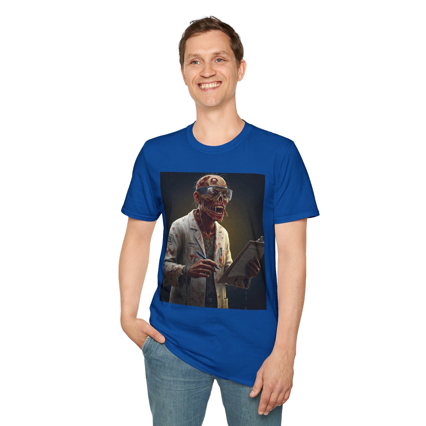 Zombie Doctor Graphic T-Shirt for Horror Fans