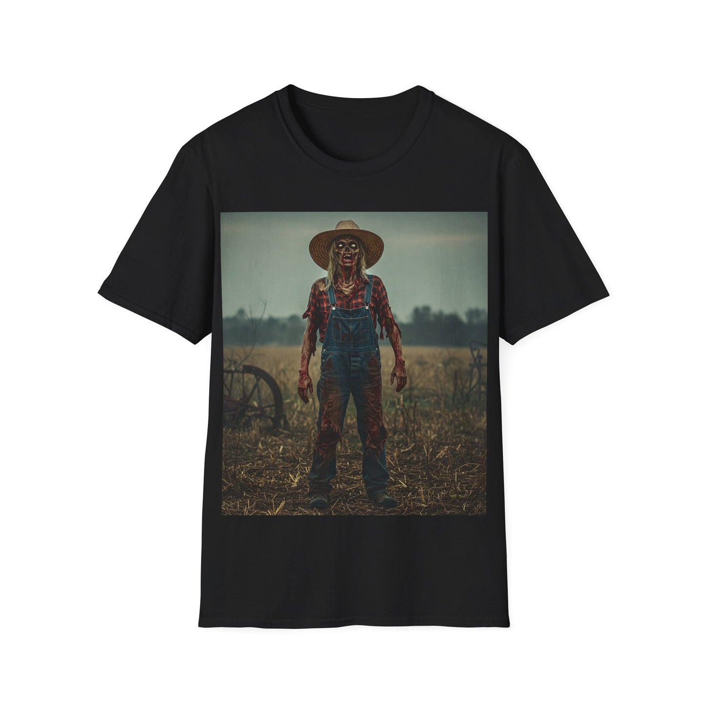 UK - Scary Farmhouse Horror Unisex Softstyle T-Shirt