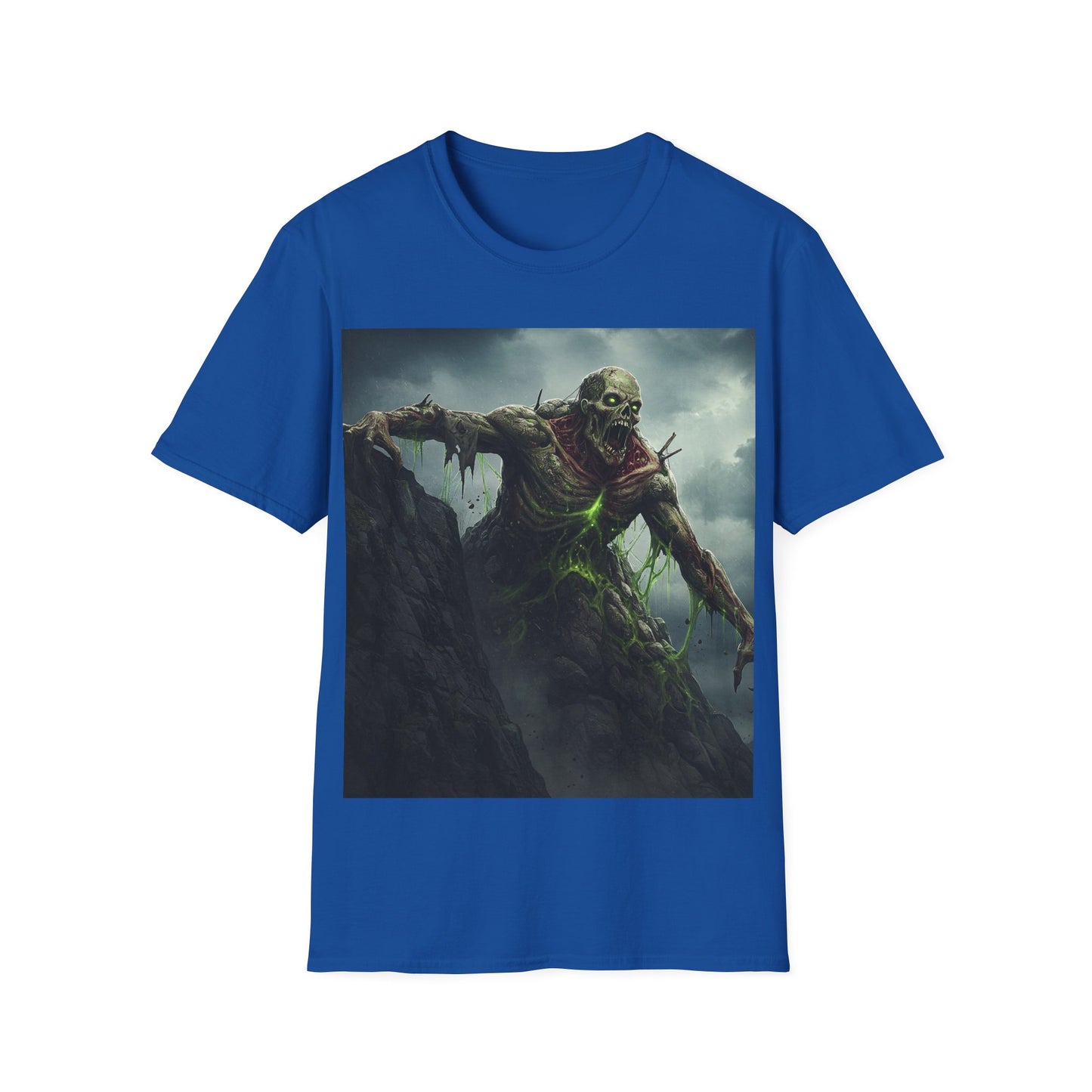UK - Creepy Monster Unisex Softstyle T-Shirt - Perfect for Halloween and Horror Fans