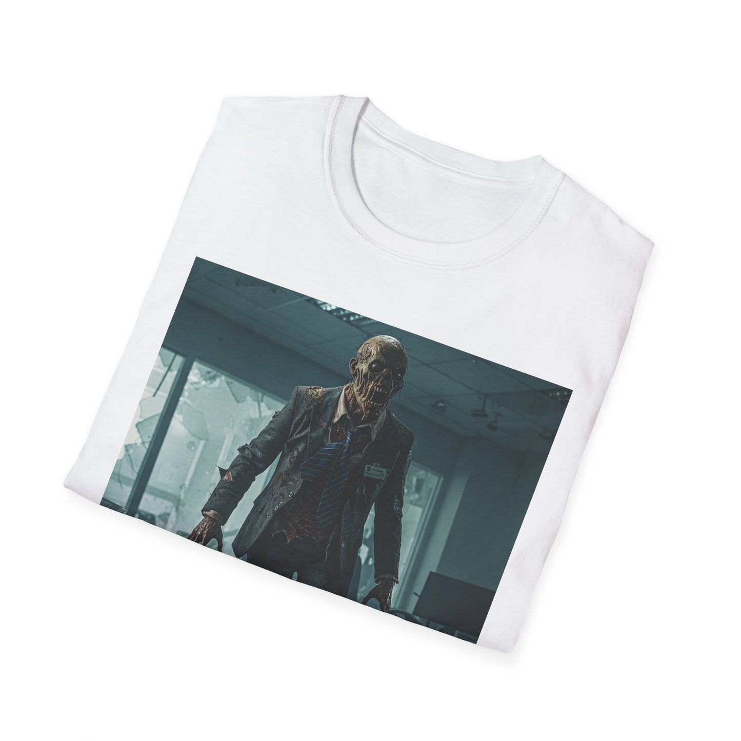 Zombie Apocalypse Unisex Softstyle T-Shirt - Perfect for Horror Fans and Parties