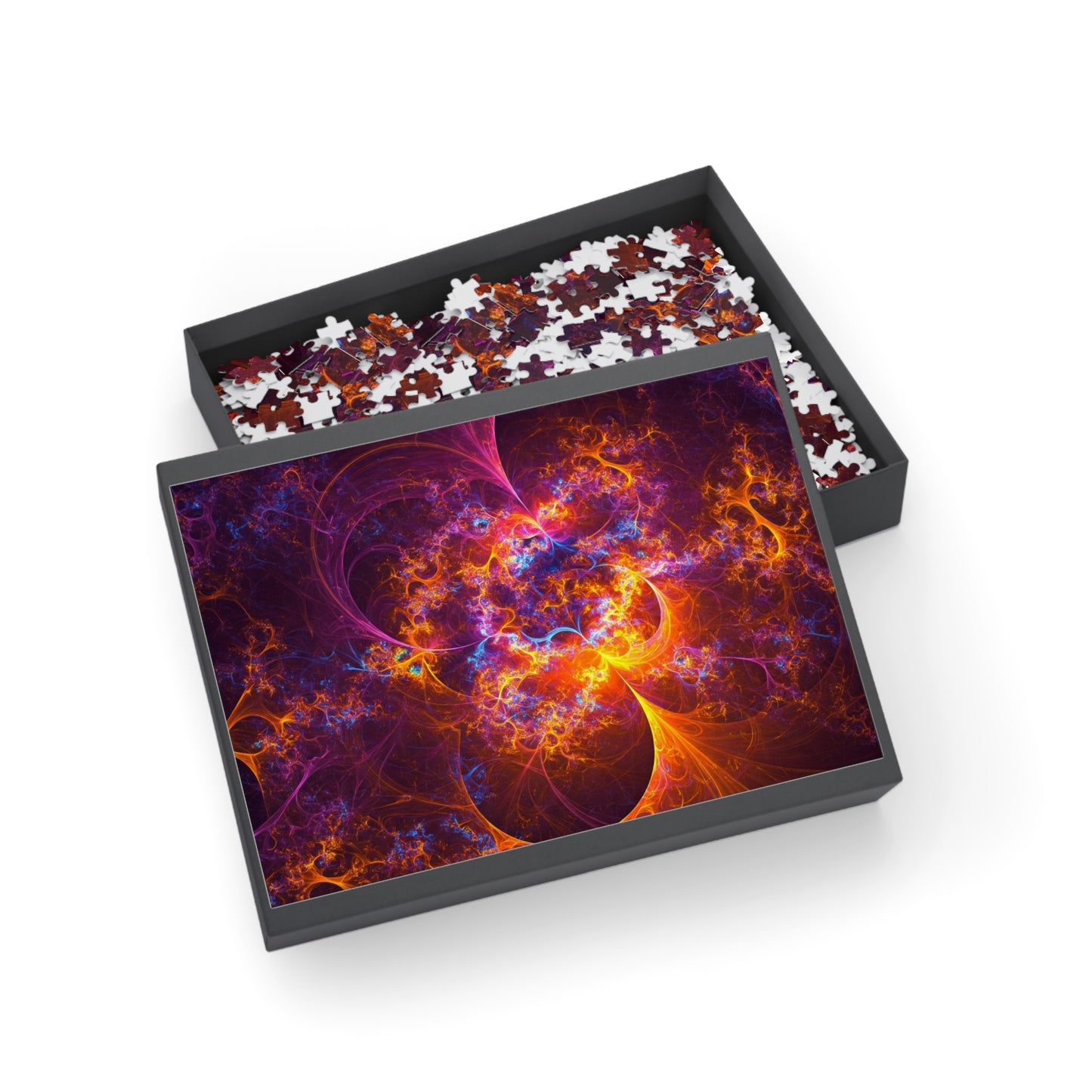 Vibrant Fractal Art Puzzle – 96, 252, 500, 1000-Piece Options
