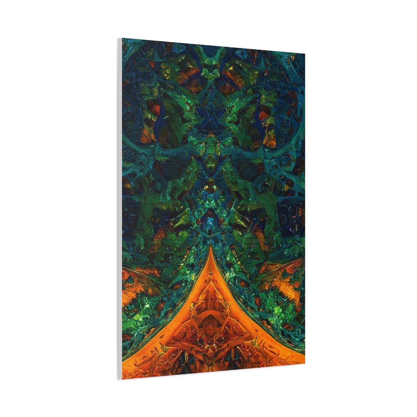 Vibrant Abstract Fractal Art Canvas Print