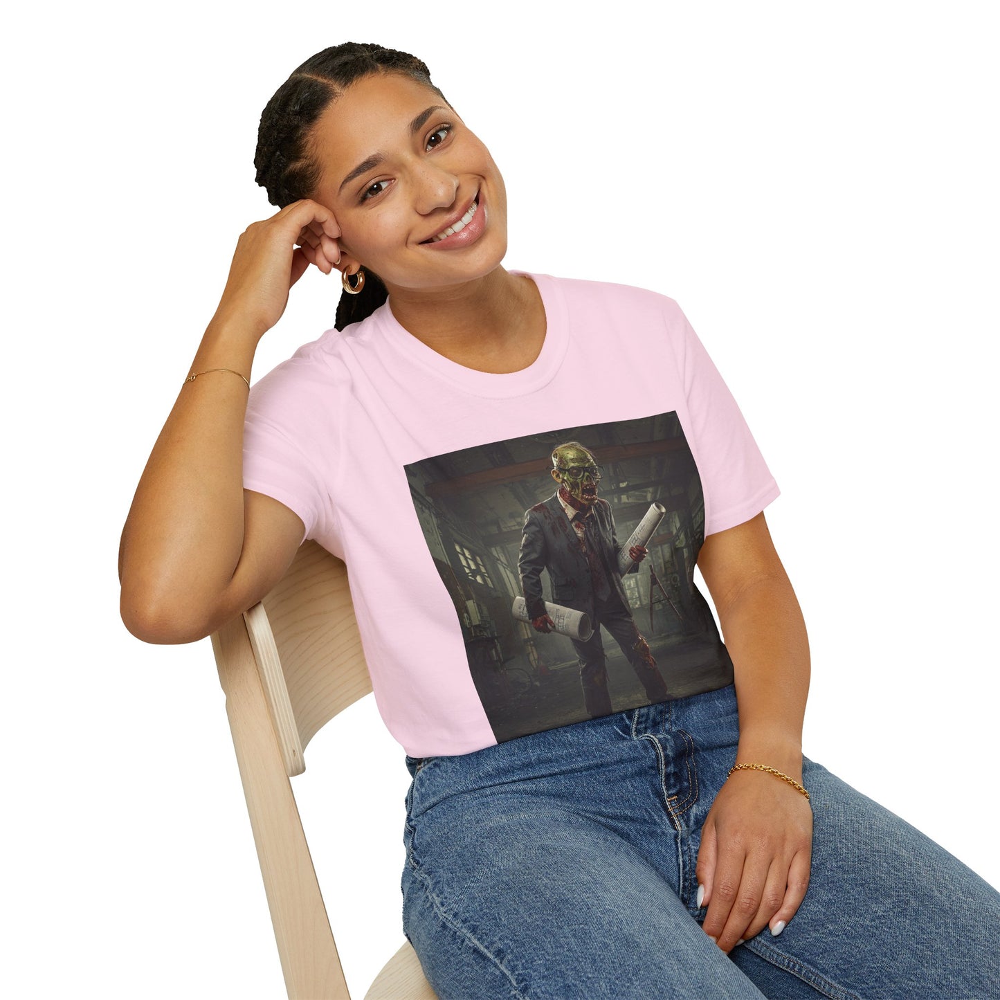 Zombie Apocalypse Unisex Softstyle T-Shirt - Perfect for Halloween and Horror Fans