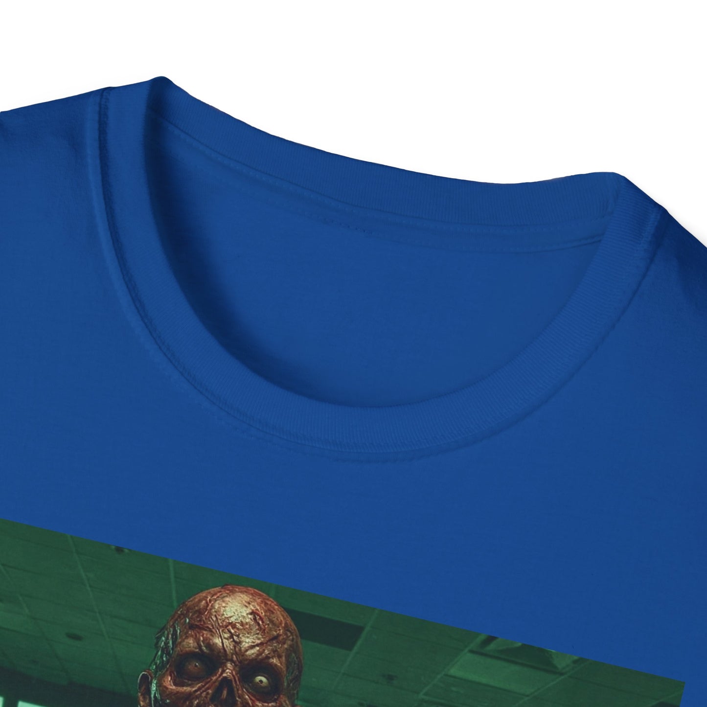 Unisex Softstyle Zombie Graphic Tee - Perfect for Halloween and Horror Fans