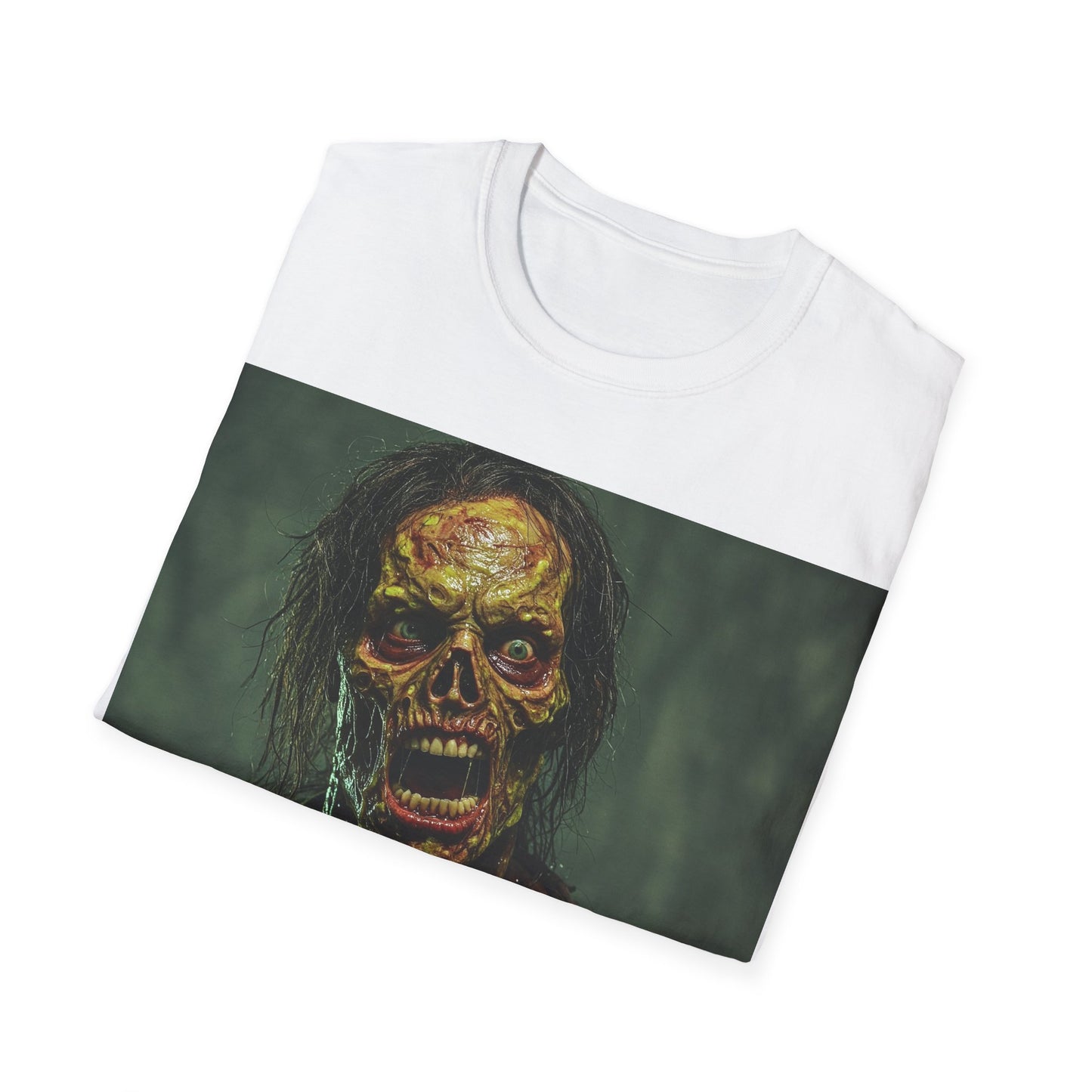 UK - Apocalyptic Portrait Tee, bold, decaying zombie graphic