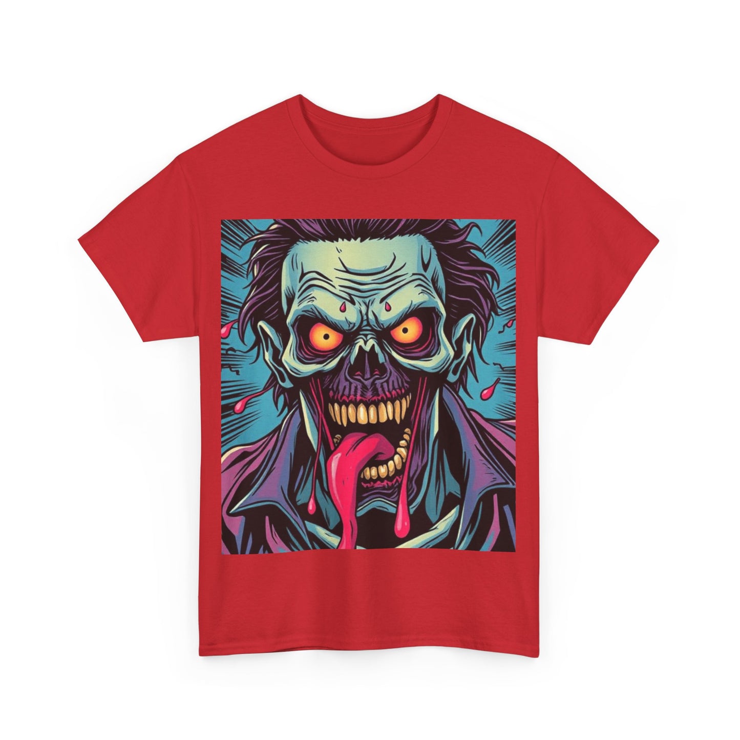 UK - Vibrant Zombie Graphic Tee - Unisex