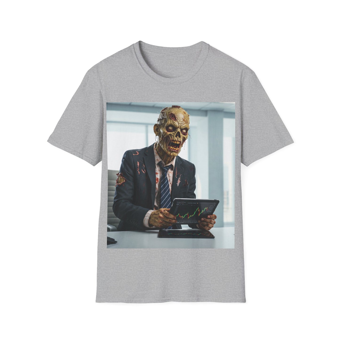 UK - Funny Zombie Executive Unisex Softstyle T-Shirt