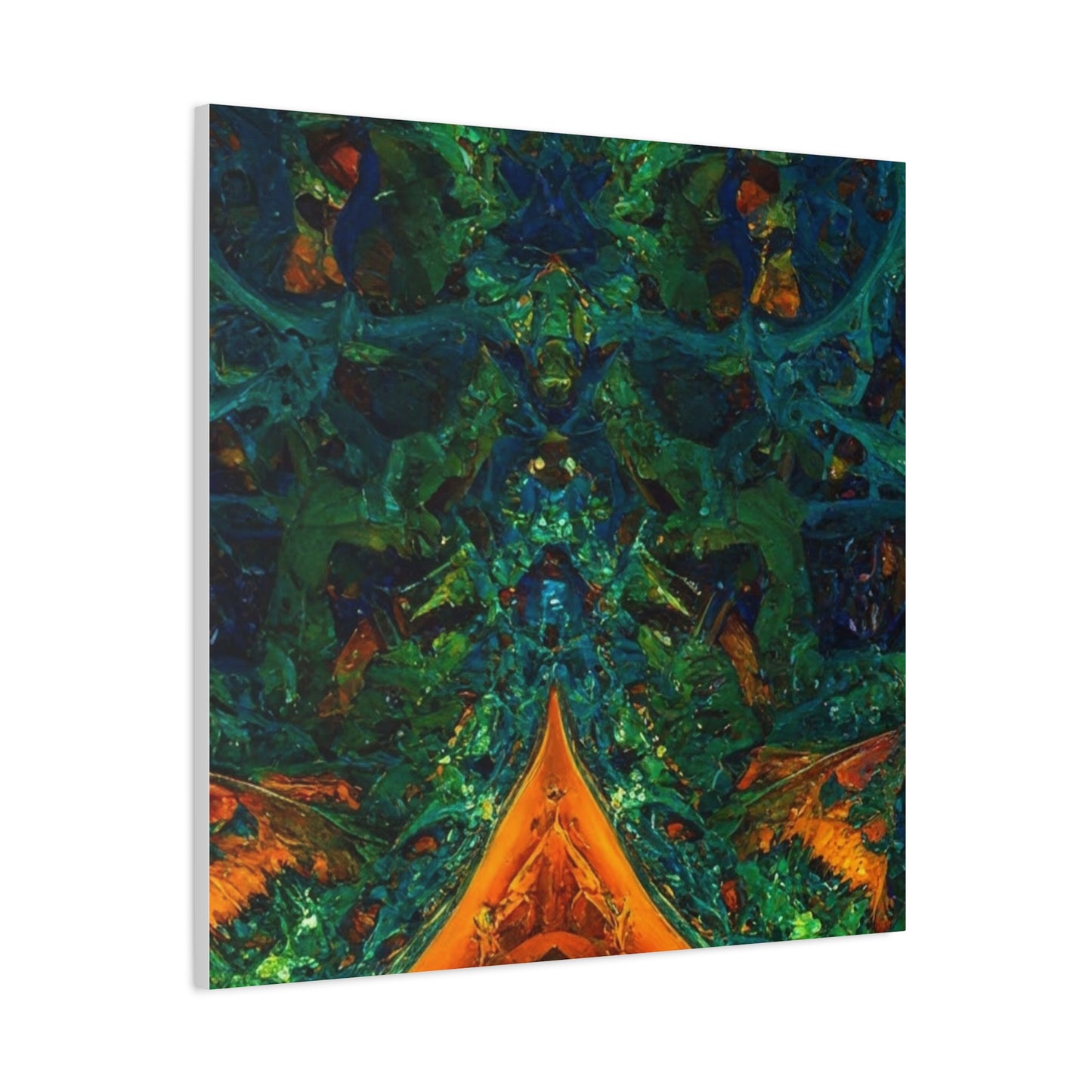 Vibrant Abstract Fractal Art Canvas Print