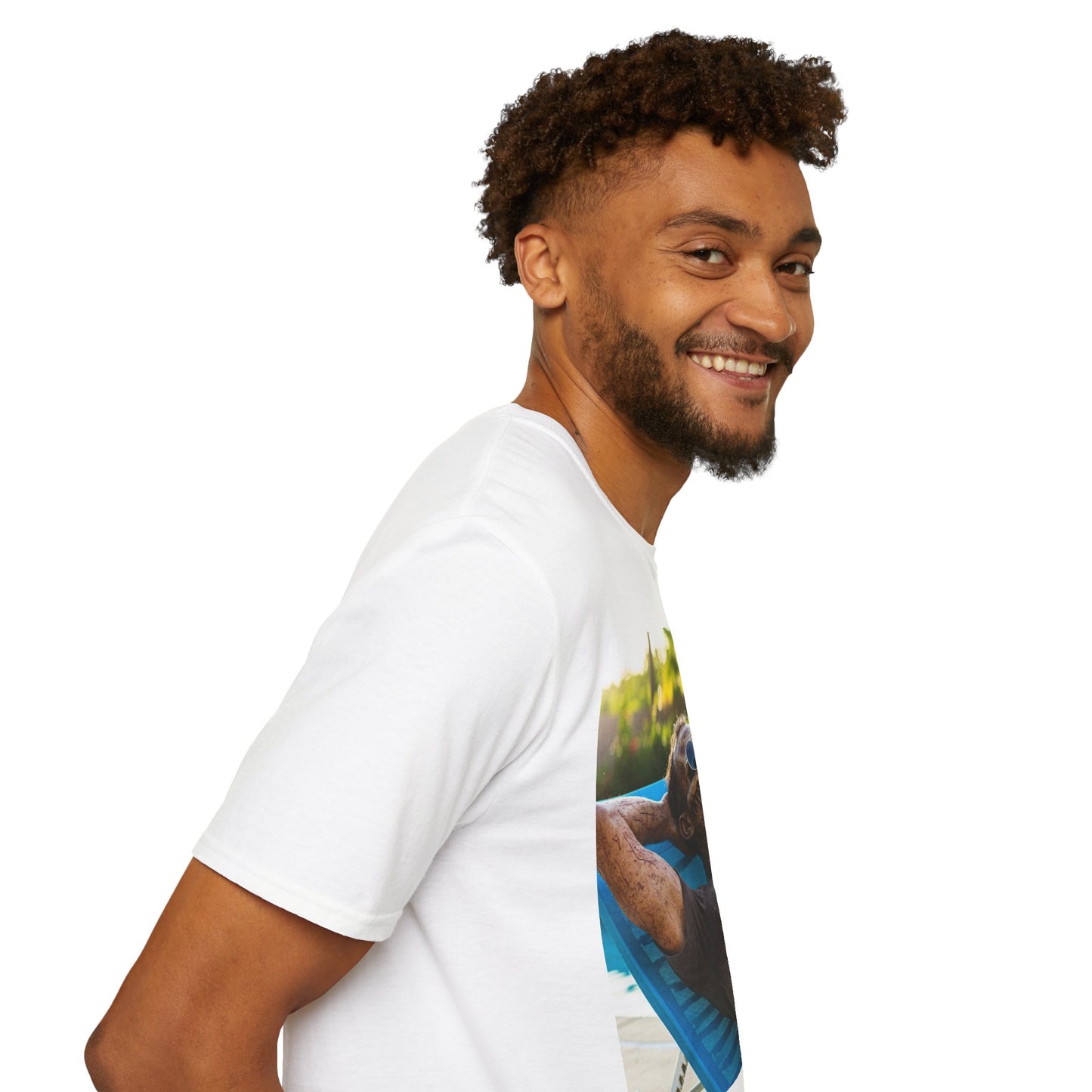 Chillin' Zombie Unisex Softstyle T-Shirt | Halloween Apparel