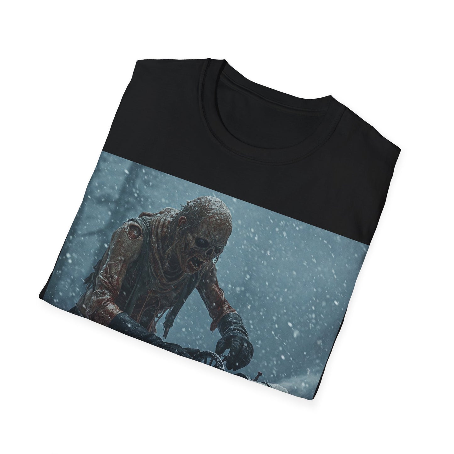 UK - Unisex Softstyle T-Shirt | Snowy Scene Fan Tee