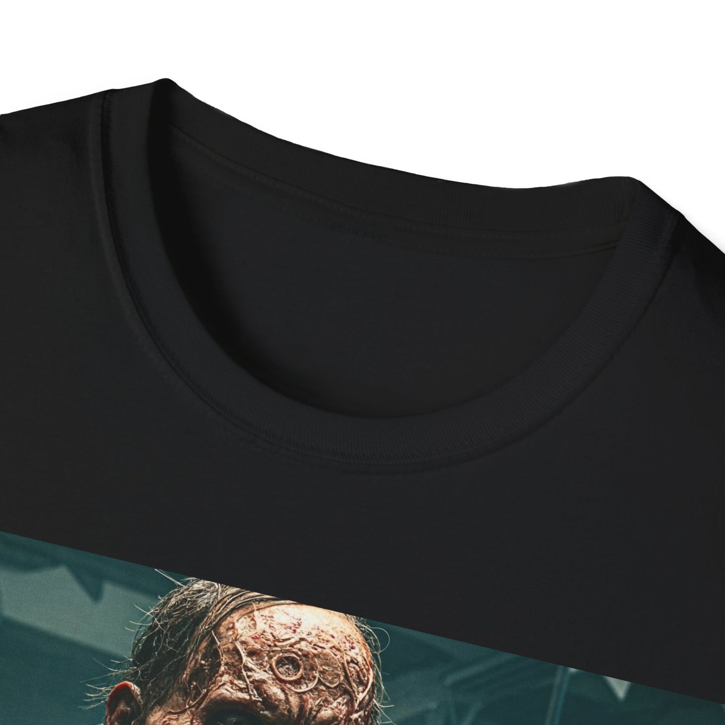 UK - Horror-Inspired Unisex Softstyle T-Shirt - Perfect for Halloween Fans