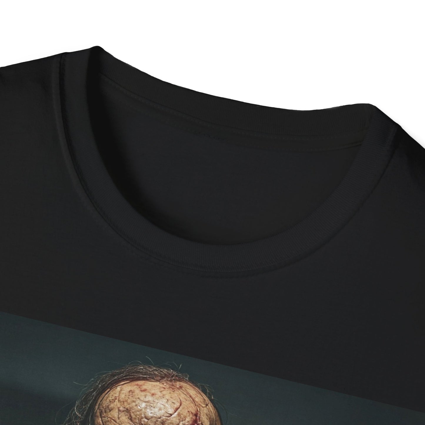 UK - Creepy Zombie Graphic Apocalyptic Portrait Tee, bold, decaying zombie graphic