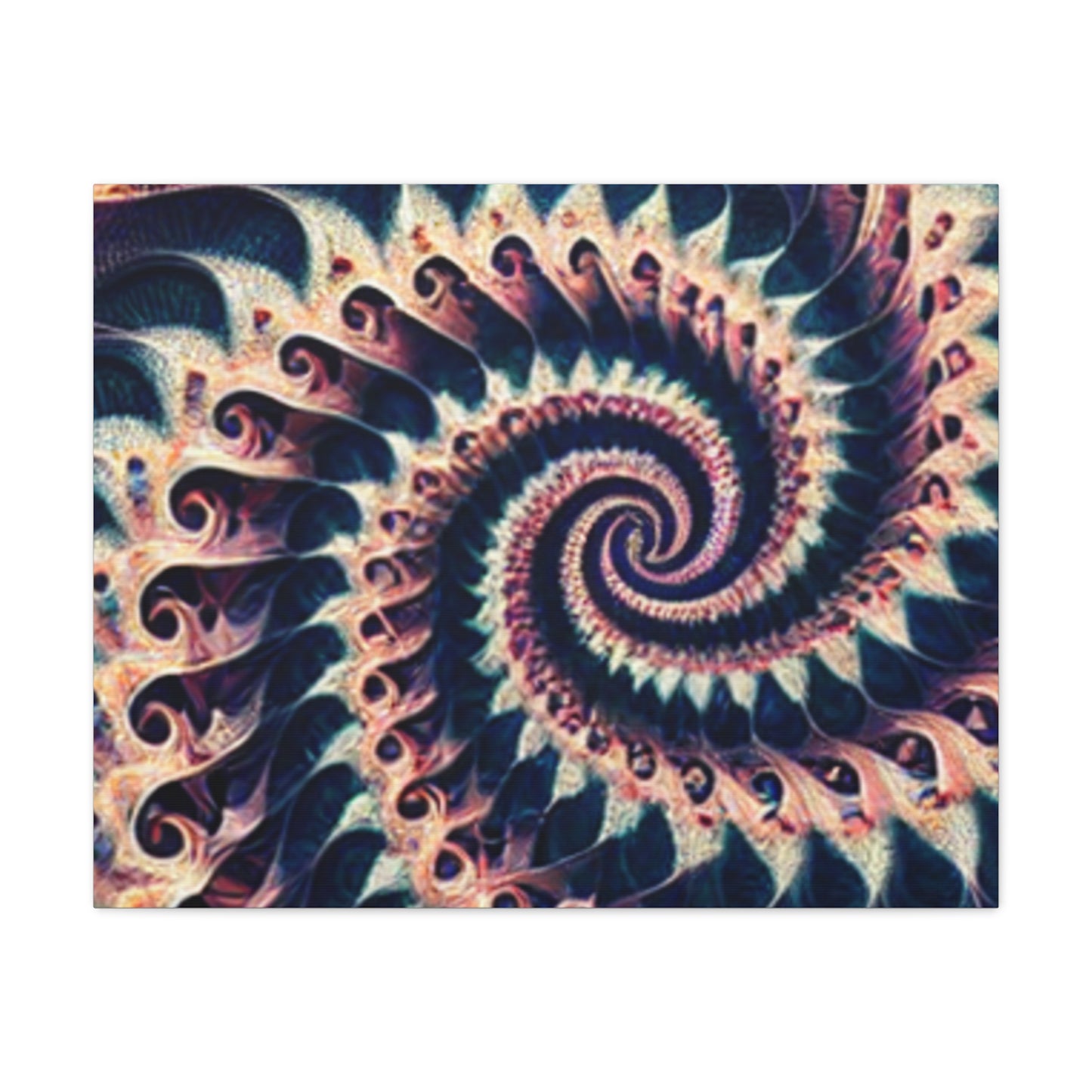 Abstract Spiral Art Canvas Print - Modern Home Decor for Art Lovers