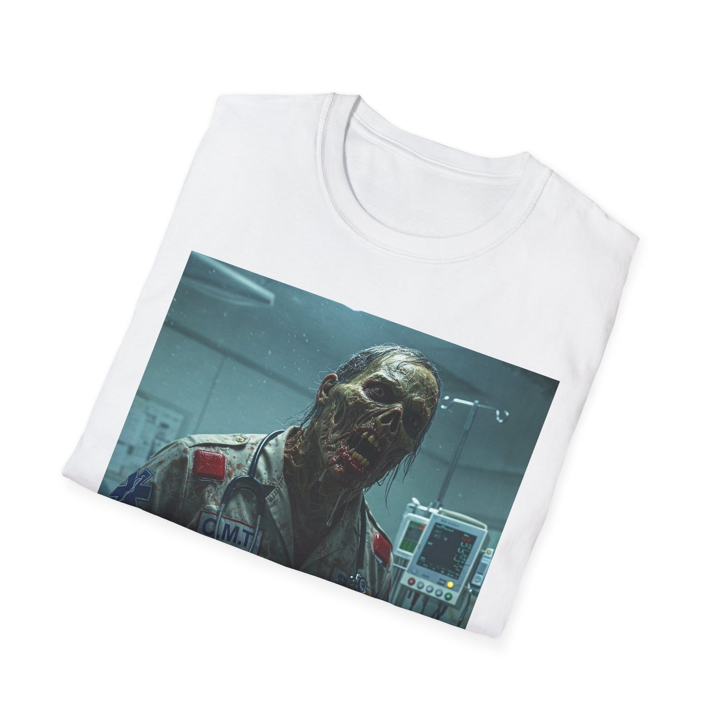 Unisex Horror Graphic T-Shirt - Creepy Zombie Design