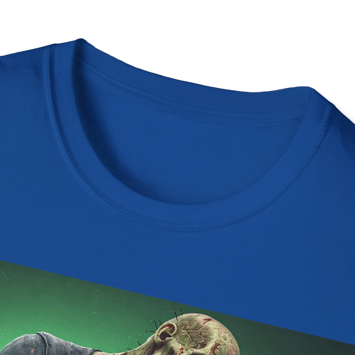 UK - Zombie Rocker Apocalyptic Portrait Tee, bold, decaying zombie graphic