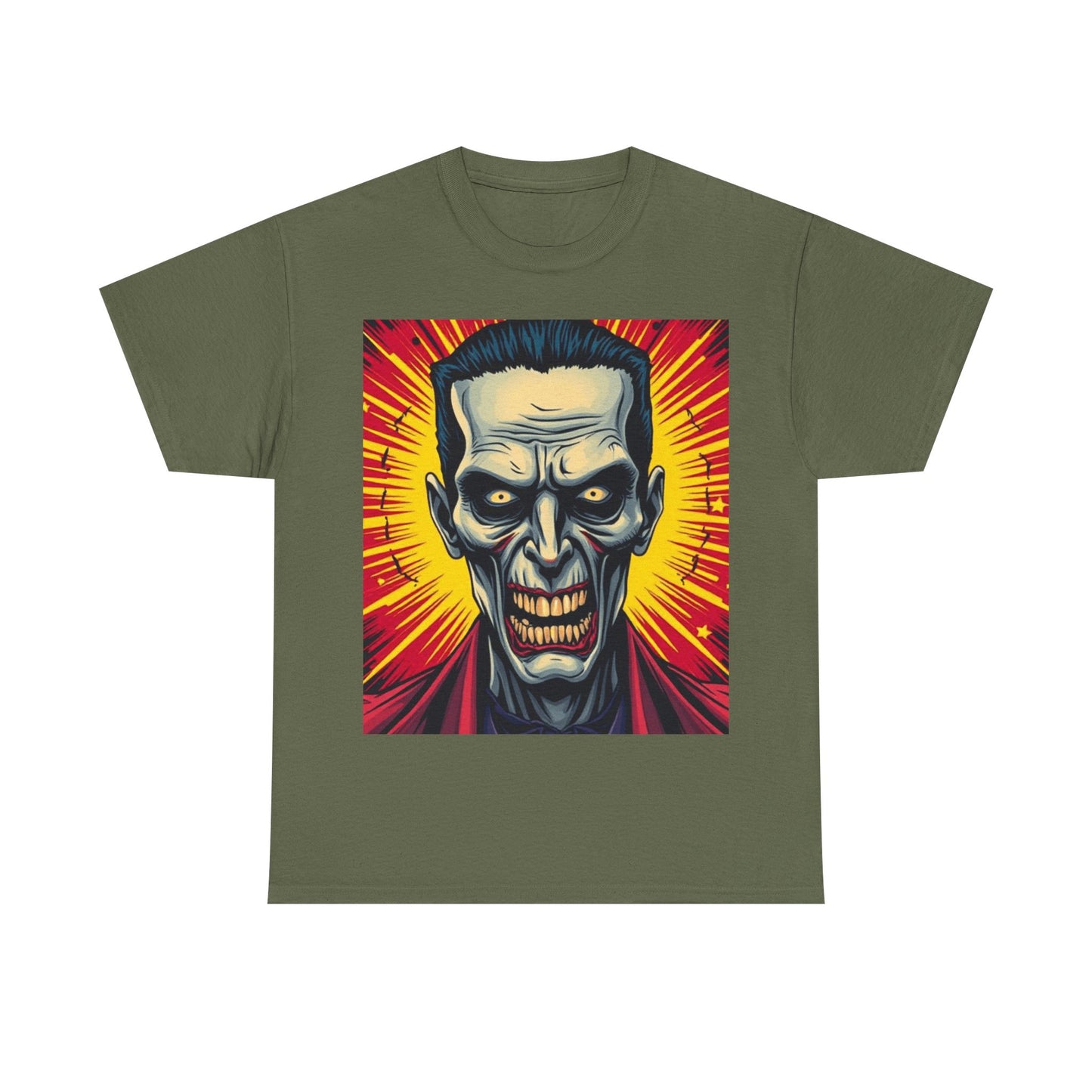UK - Unisex Heavy Cotton Tee - Vintage Horror Graphic Tee