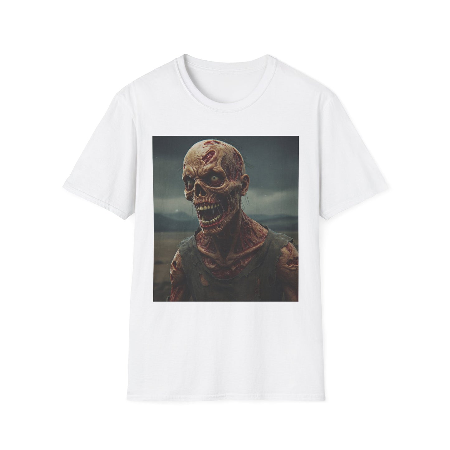 Apocalyptic Portrait Tee: A Vision of Decay