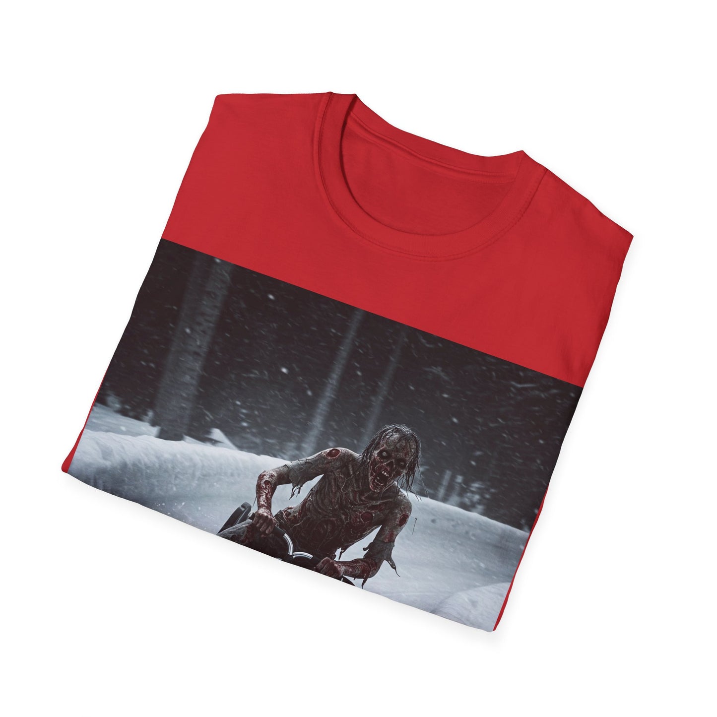 UK - Winter Adventure Unisex Softstyle T-Shirt - Snowmobiling Graphic Tee