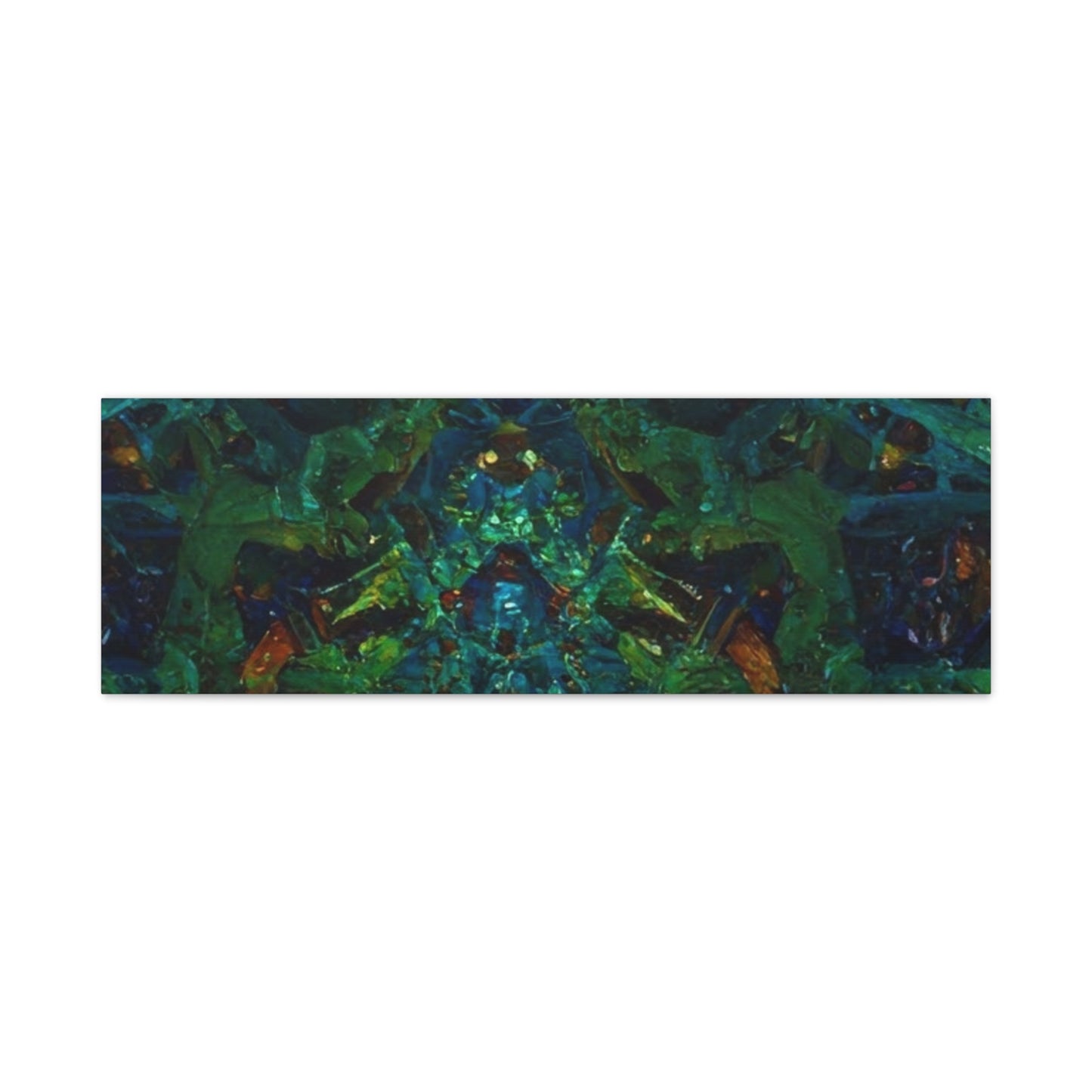 Vibrant Abstract Fractal Art Canvas Print