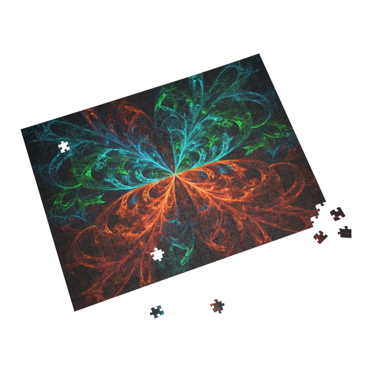 066- Fractal Puzzle (96, 252, 500, 1000-Piece) - Fun Family Activity and Gift