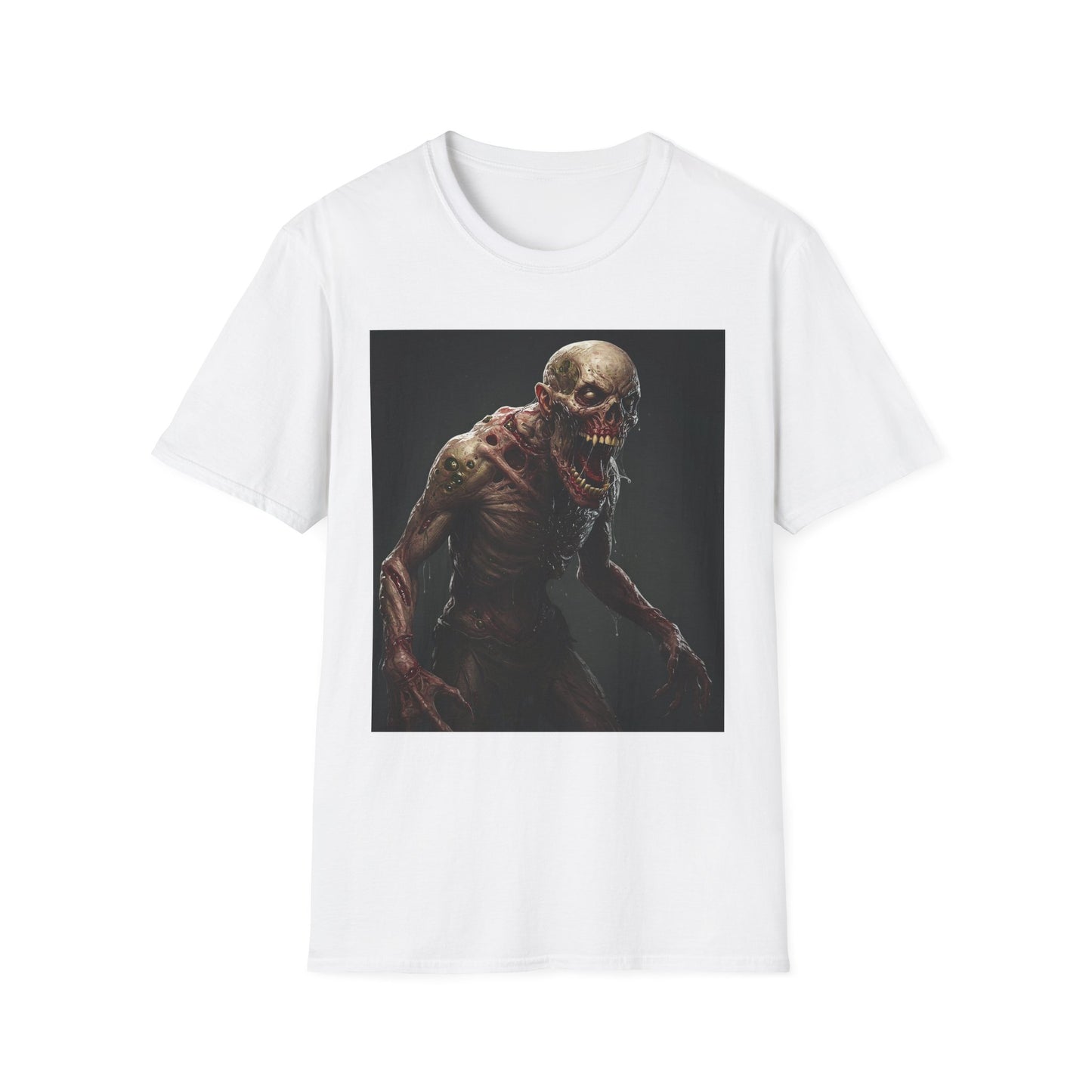 Creepy Horror Apocalyptic Portrait Tee: A Vision of Decay
