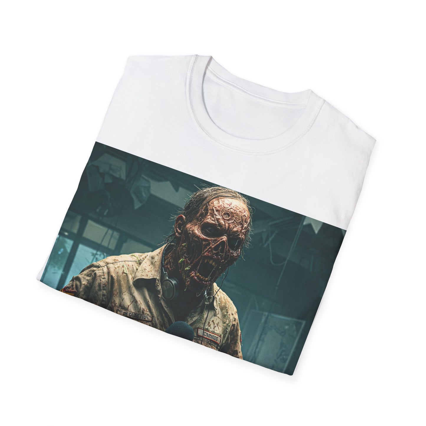 UK - Horror-Inspired Unisex Softstyle T-Shirt - Perfect for Halloween and Horror Fans