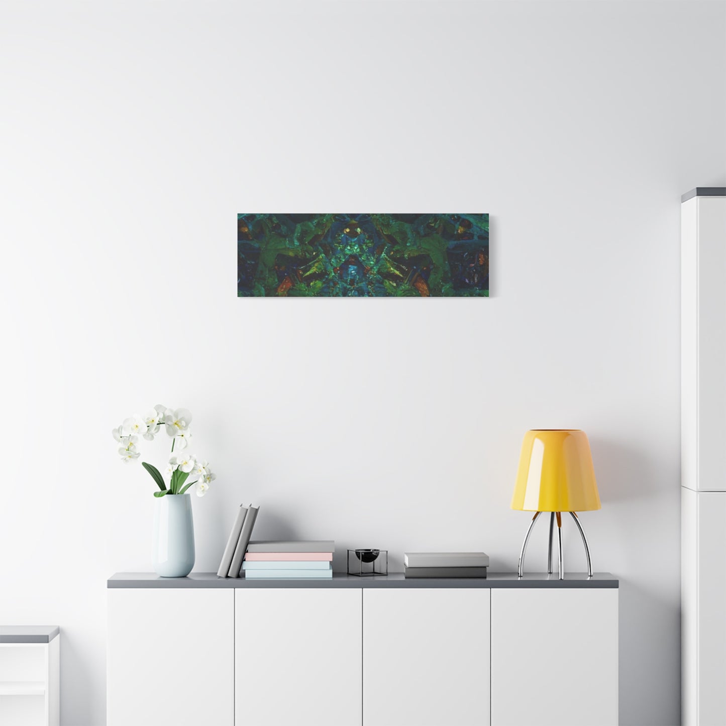 Vibrant Abstract Fractal Art Canvas Print