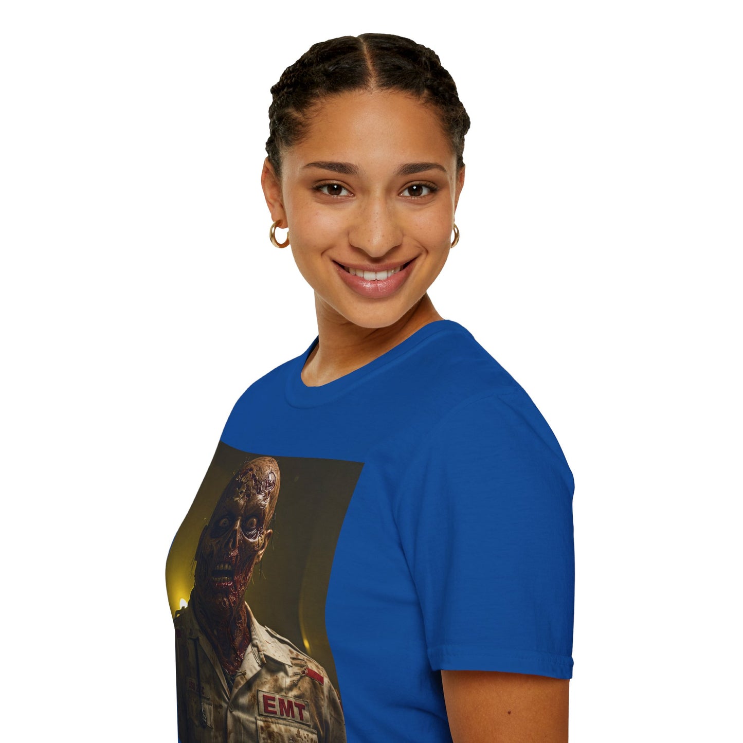Zombie EMT Unisex Softstyle T-Shirt - Horror Apparel for Halloween
