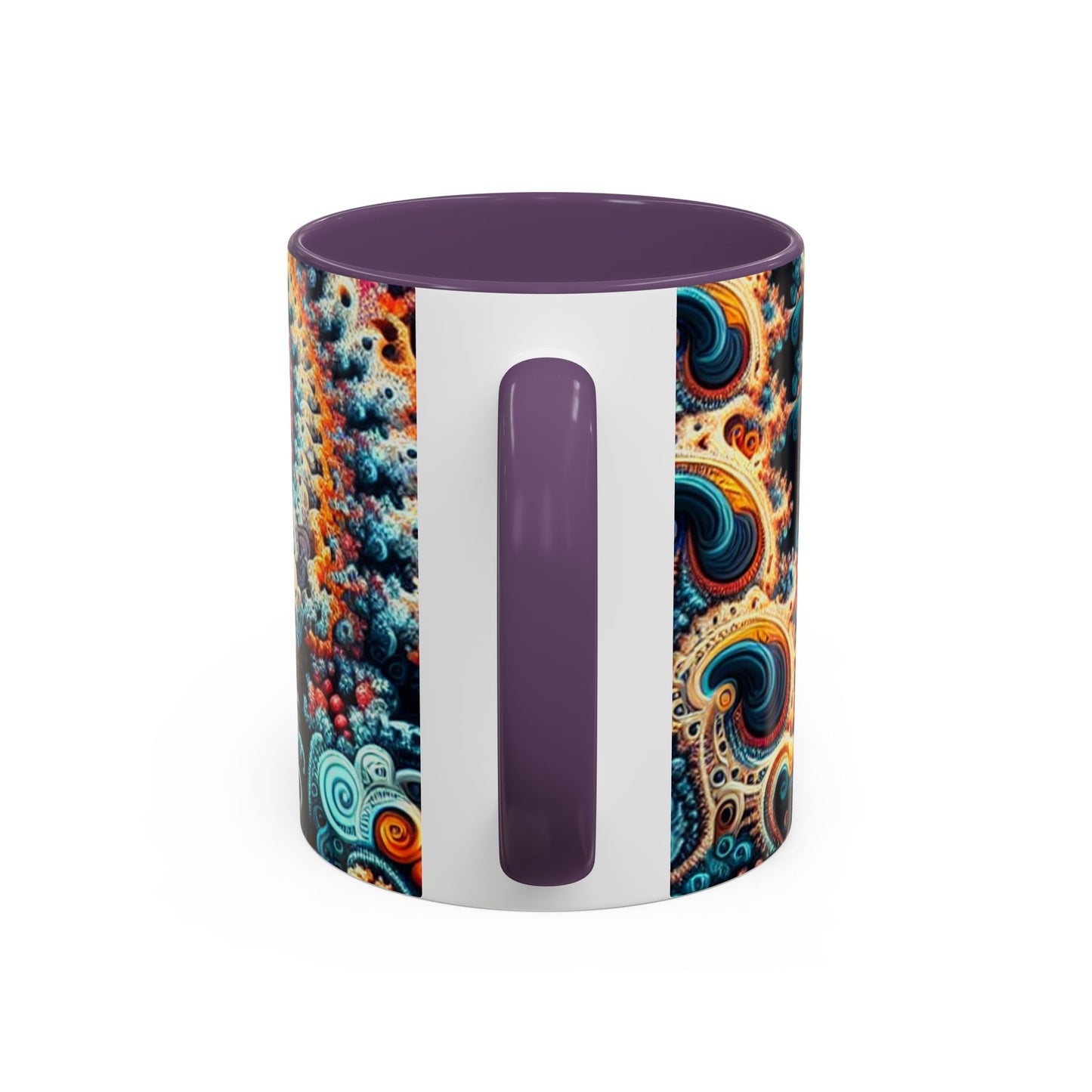 Colorful Fractal Coffee Mug - 11oz & 15oz - Perfect for Art Lovers