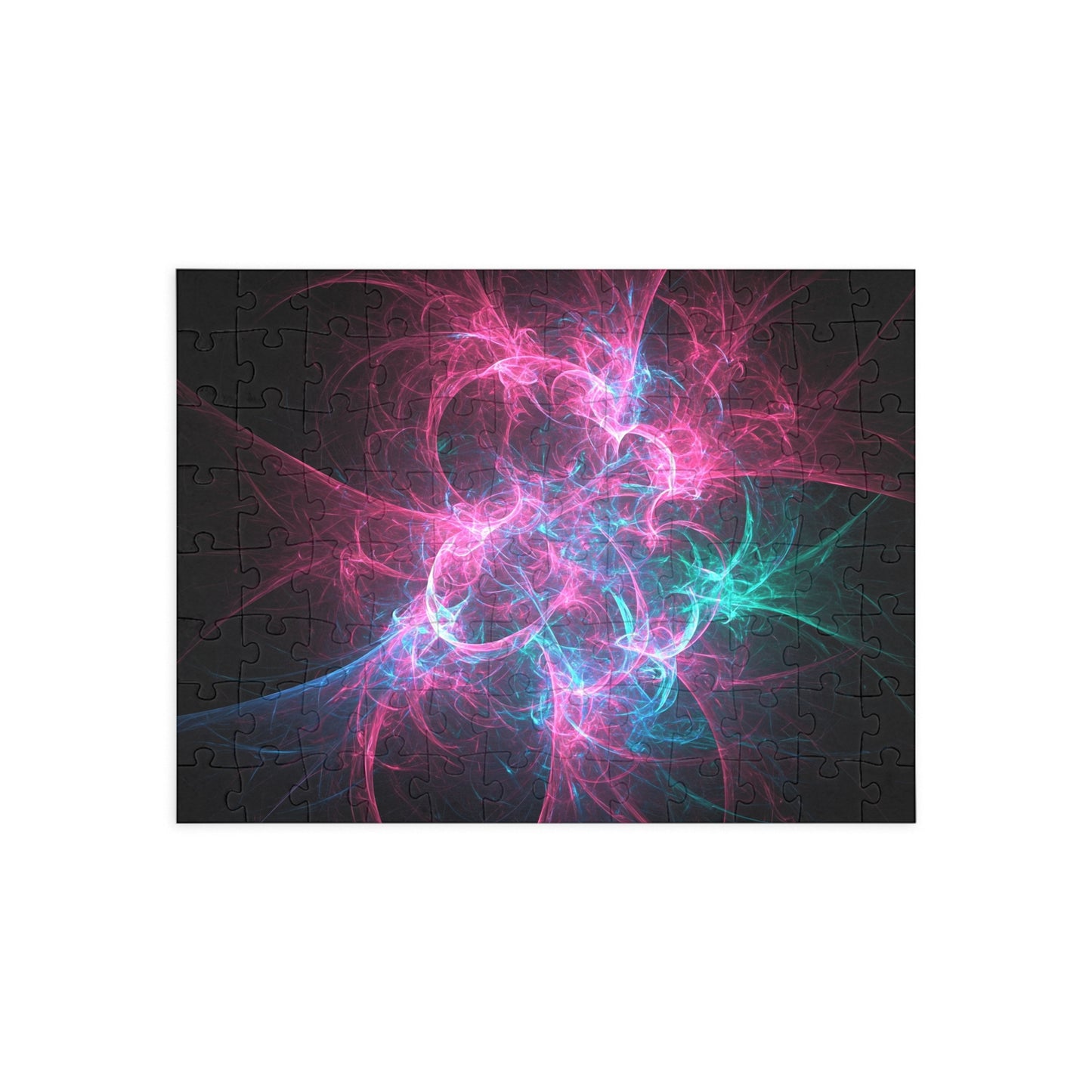 Colorful Abstract Fractal Puzzle (500-Piece) - Relaxing Brain Teaser for All Ages