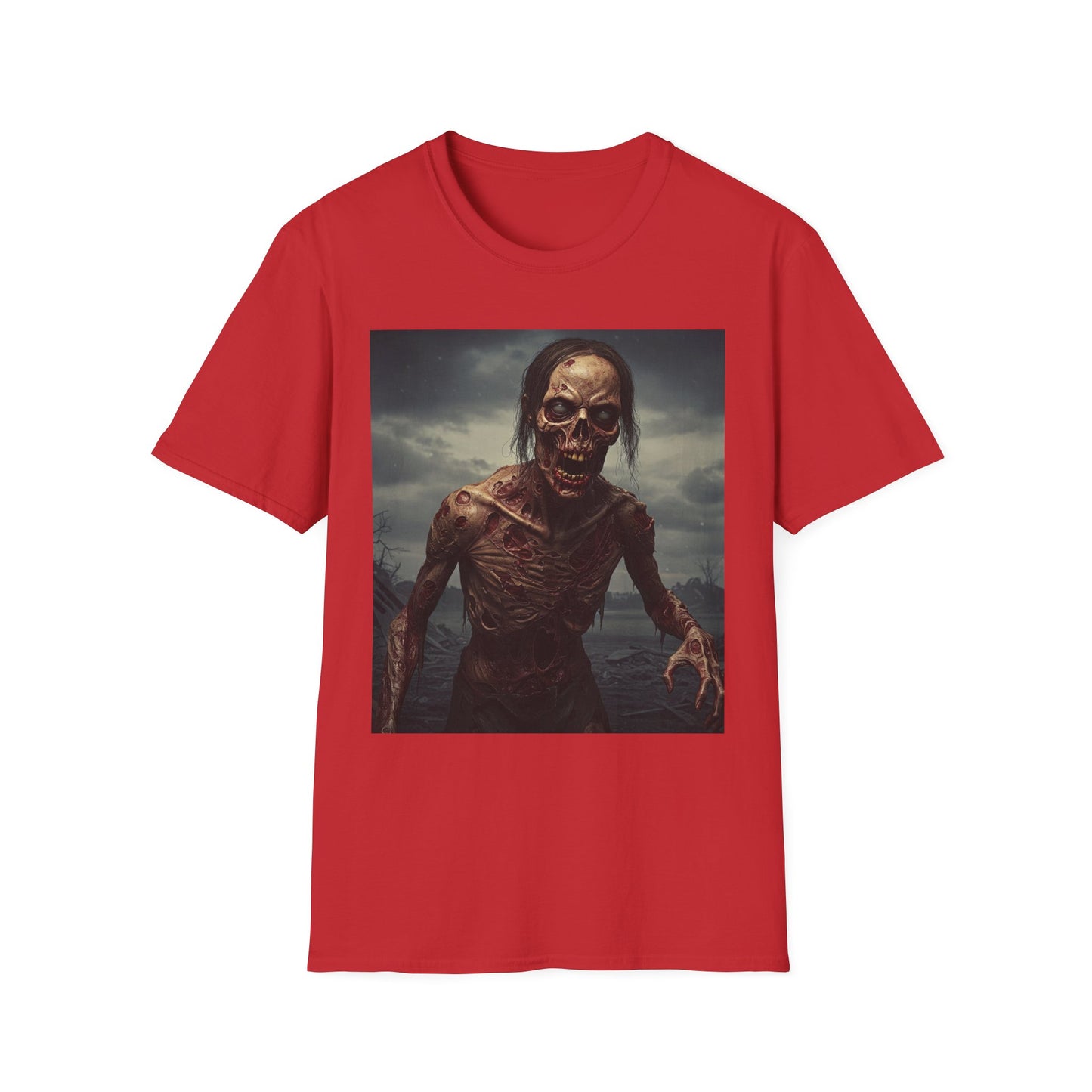 Chilling Horror Graphic T-Shirt for Halloween Enthusiasts