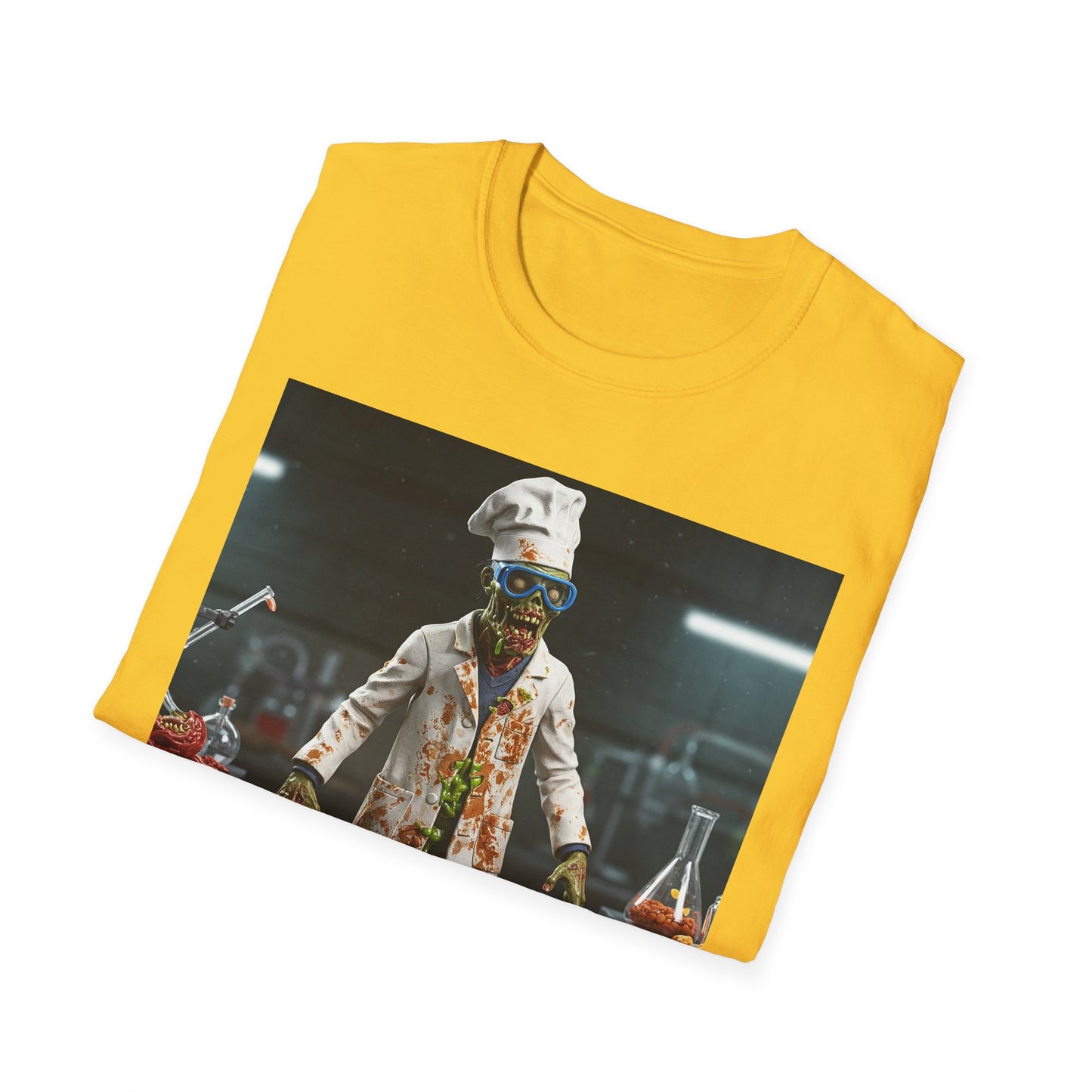 Zombie Chef Unisex Softstyle T-Shirt - Fun Halloween Casualwear