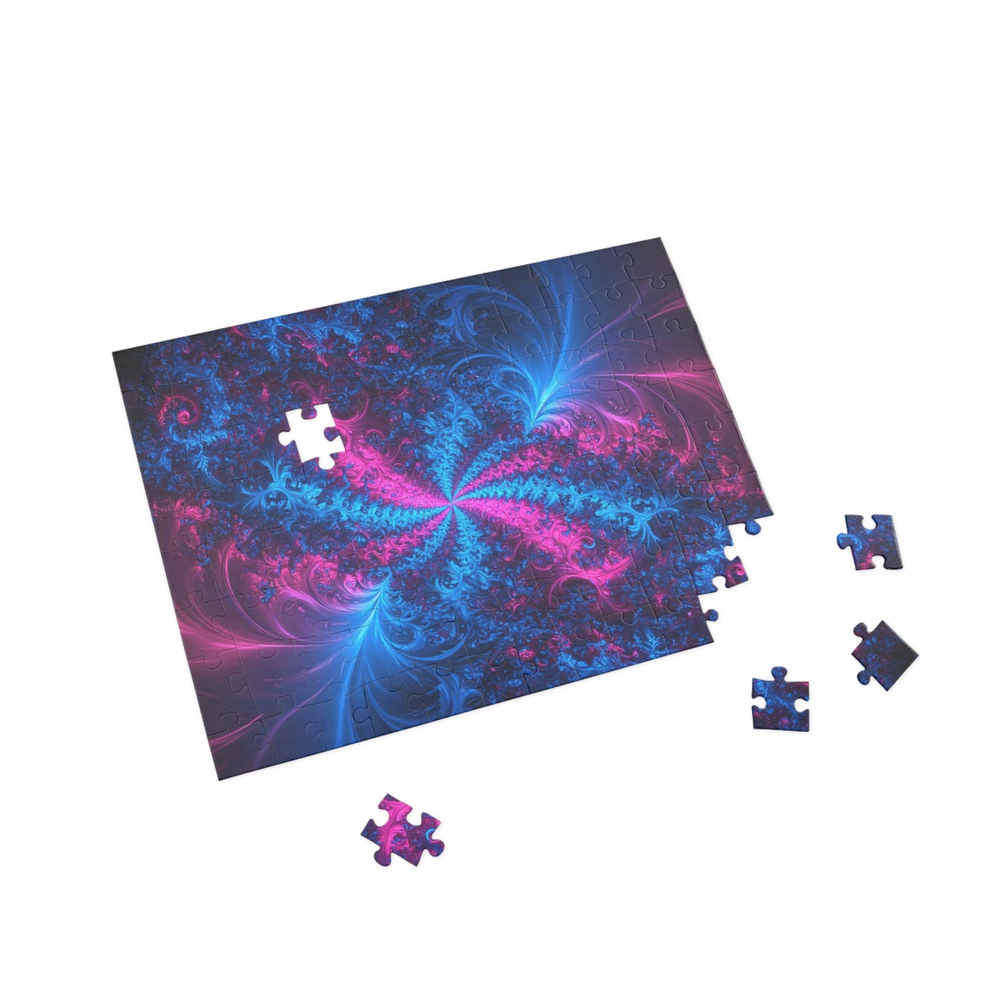 Vibrant Fractal Art Puzzle - 96, 252, 500, 1000-Piece Jigsaw