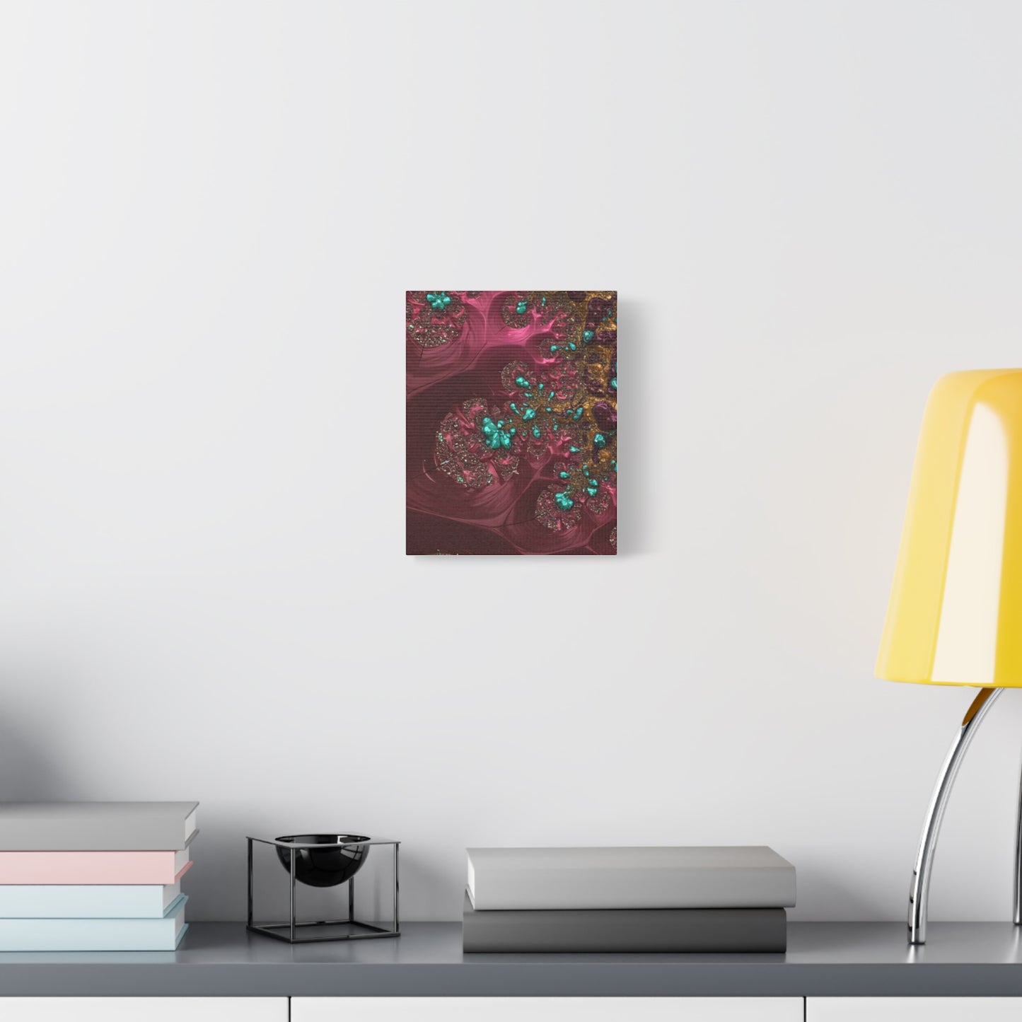 Abstract Art Canvas Print - Vibrant Fractal Design for Home Decor