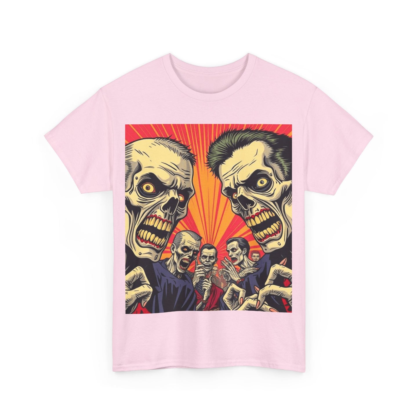 UK - Vintage Horror Graphic Unisex Heavy Cotton Tee