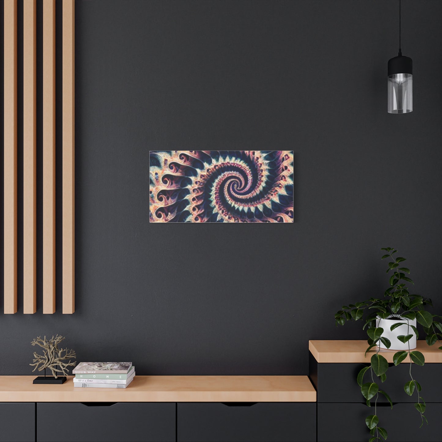 Abstract Spiral Art Canvas Print - Modern Home Decor for Art Lovers