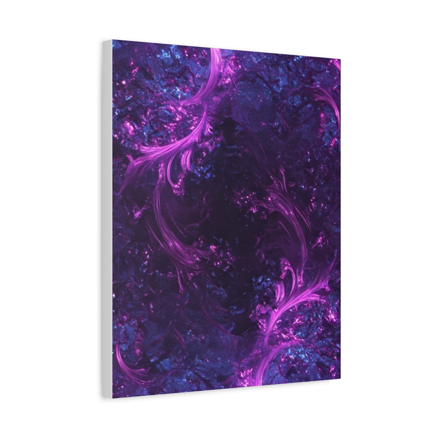 Abstract Purple Fractal Canvas Print - Artistic Wall Décor