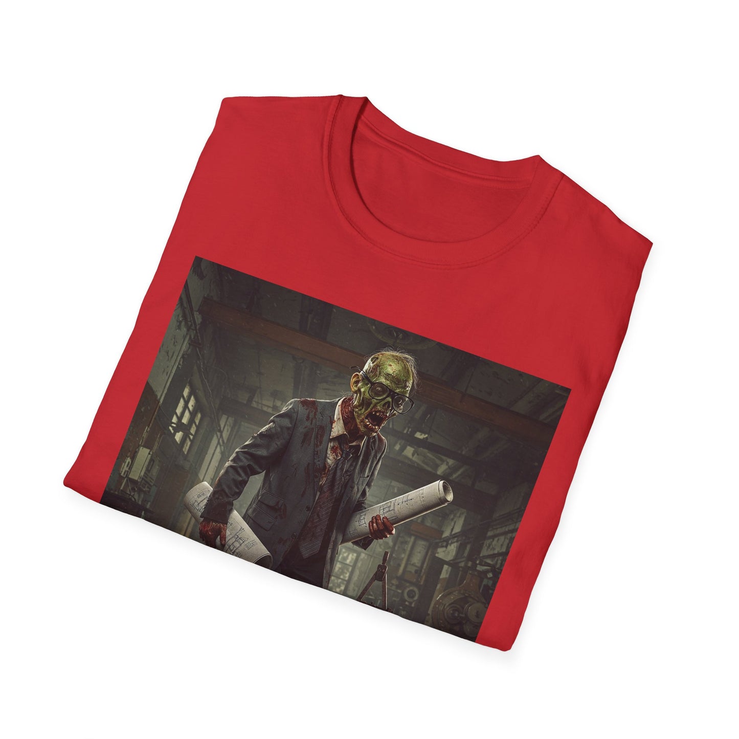 Zombie Apocalypse Unisex Softstyle T-Shirt - Perfect for Halloween and Horror Fans