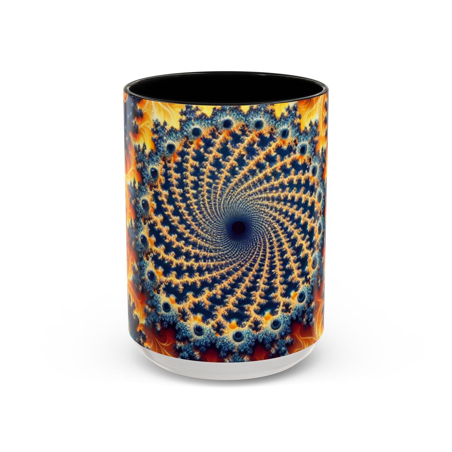 Vibrant Abstract Accent Coffee Mug - Unique 11 & 15oz Design for Art Lovers
