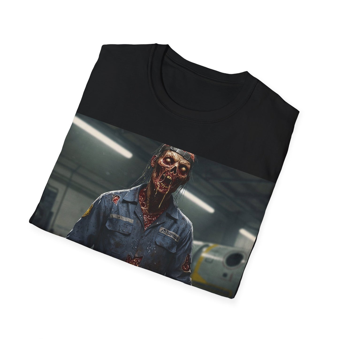 UK - Unisex Softstyle Horror Graphic T-Shirt - Perfect for Halloween and Horror Fans