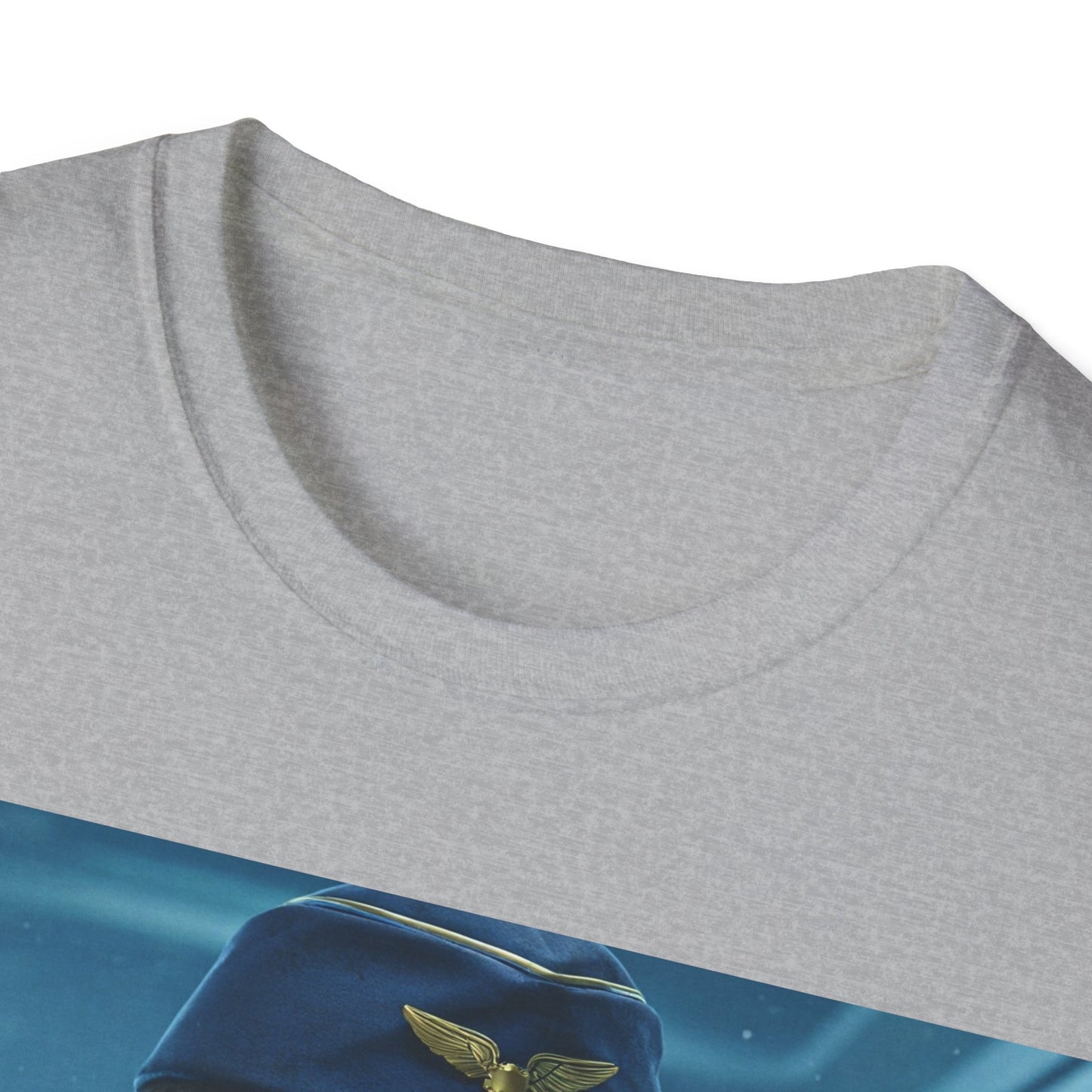 UK - Zombie Pilot Apocalyptic Portrait Tee, bold, decaying zombie graphic