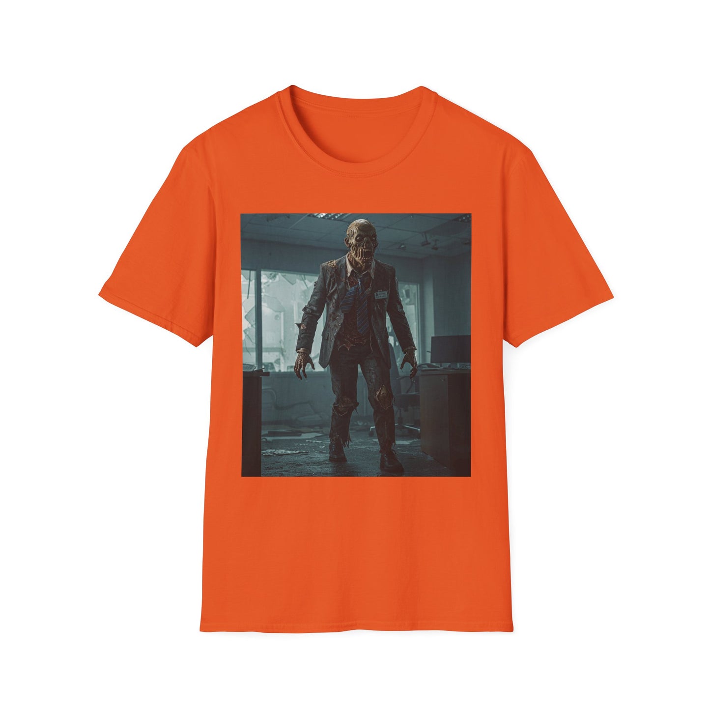 Zombie Apocalypse Unisex Softstyle T-Shirt - Perfect for Horror Fans and Parties