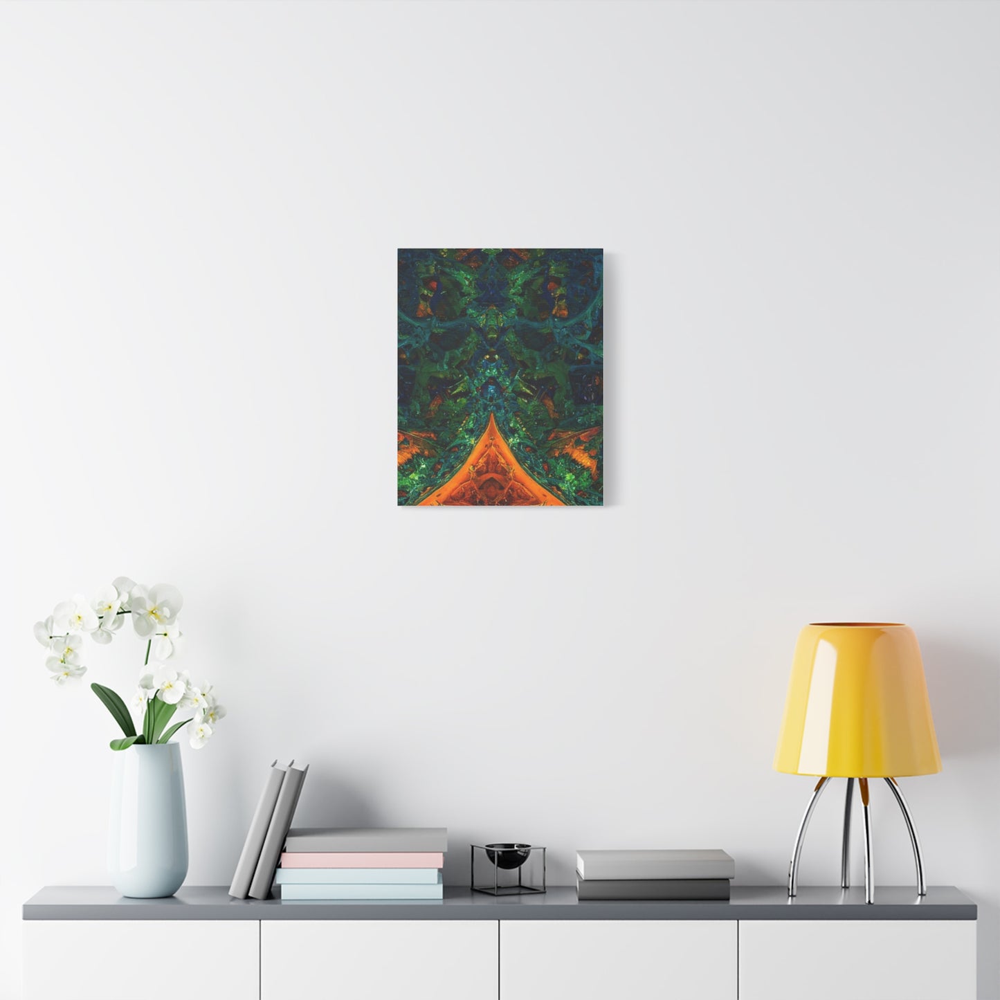 Vibrant Abstract Fractal Art Canvas Print