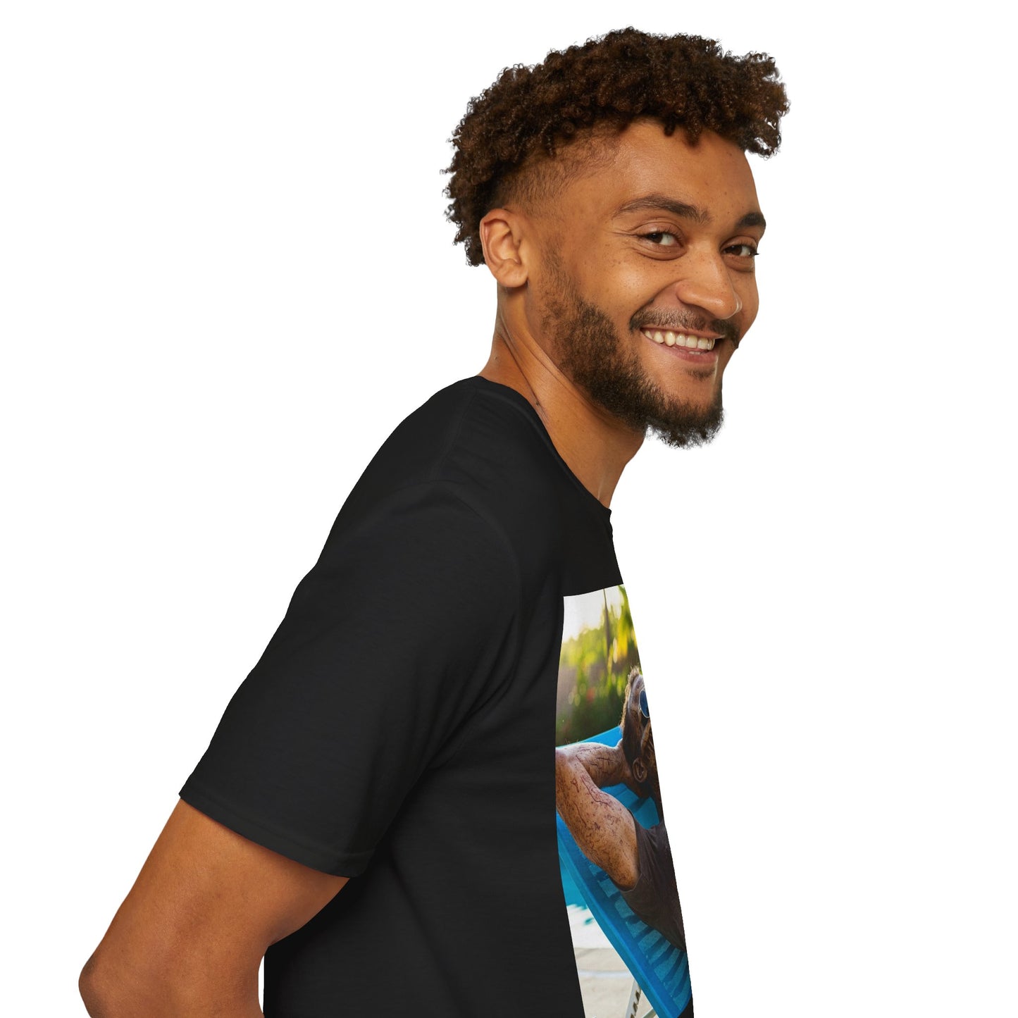 Chillin' Zombie Unisex Softstyle T-Shirt | Halloween Apparel