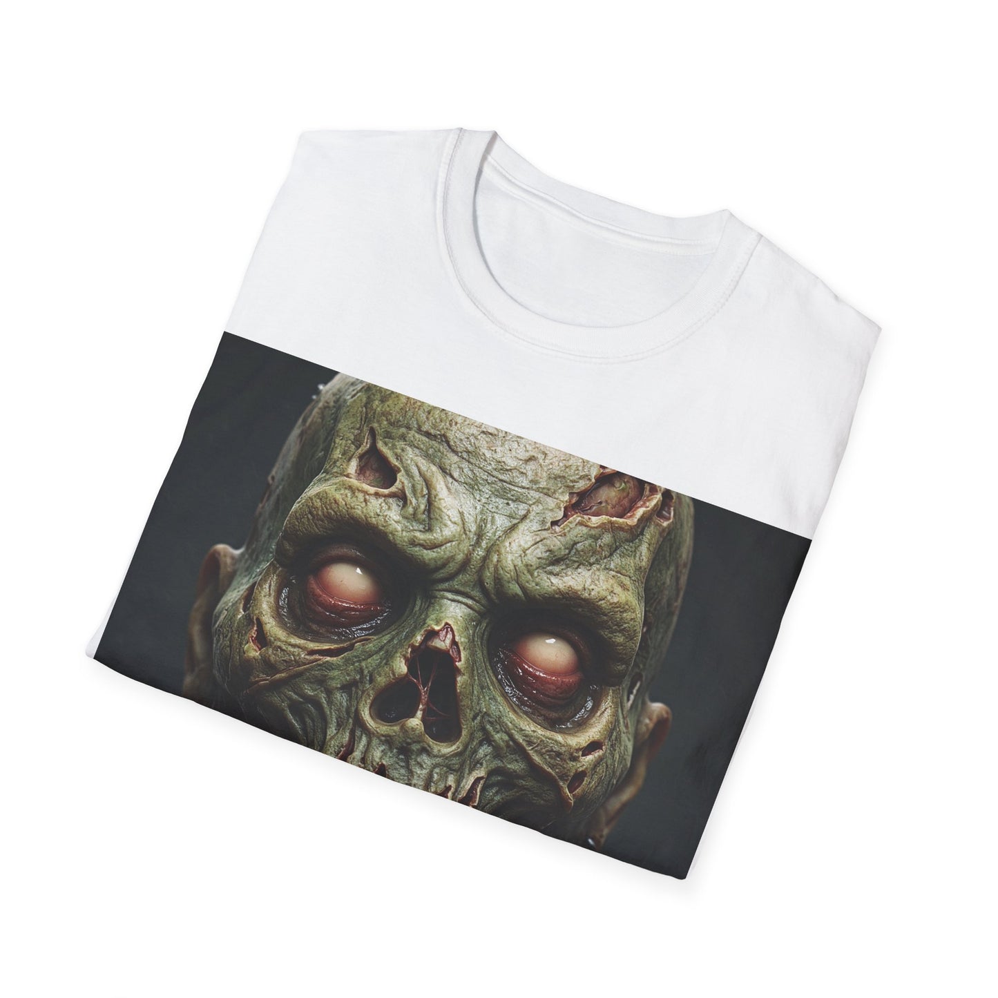 UK - Zombie Apocalypse Apocalyptic Portrait Tee, bold, decaying zombie graphic