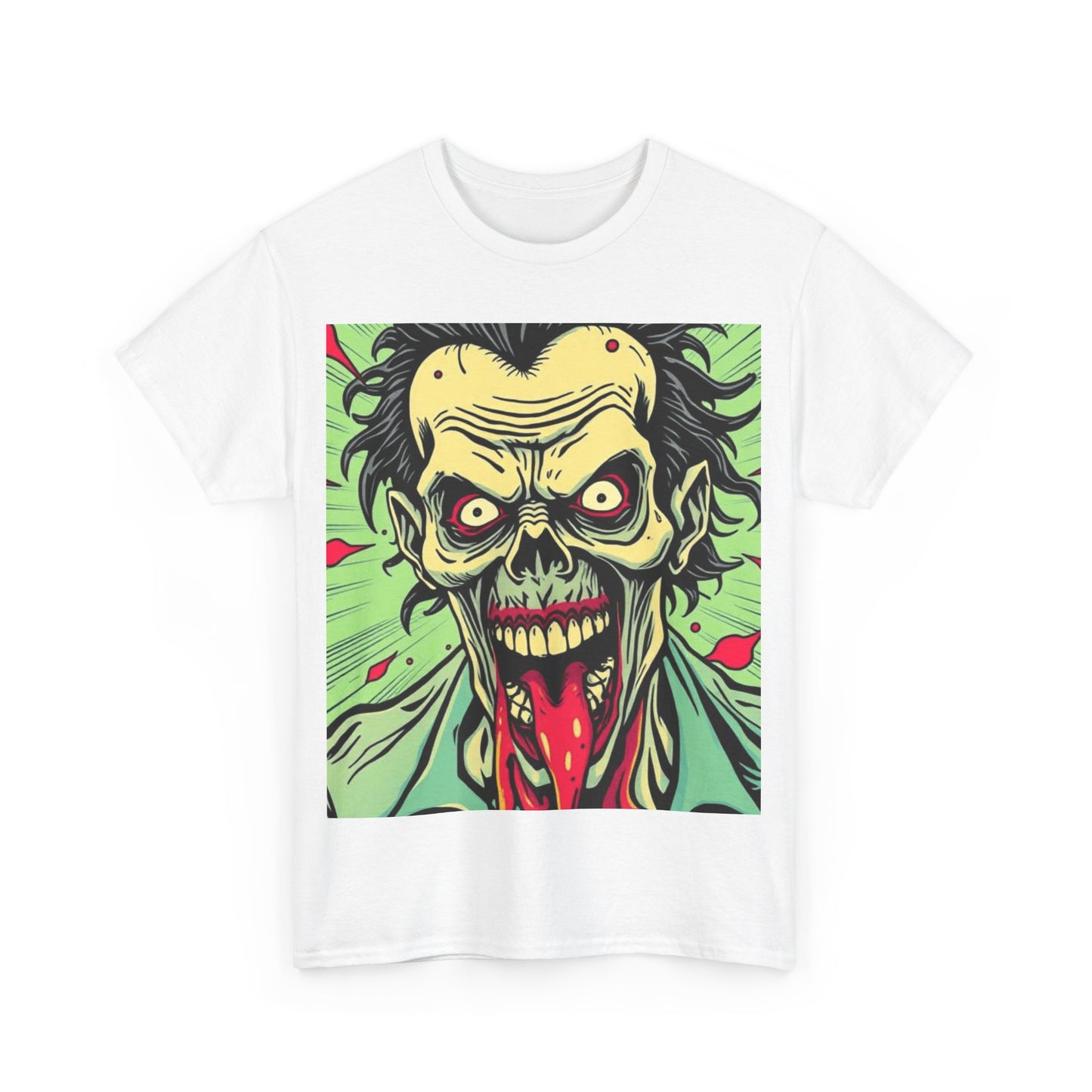 UK - Horror Graphic Tee - Creepy Zombie Design for Halloween