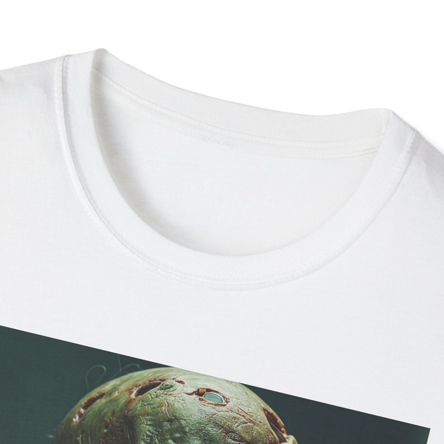 Chilling Skull Apocalyptic Portrait Tee, bold, decaying zombie graphic
