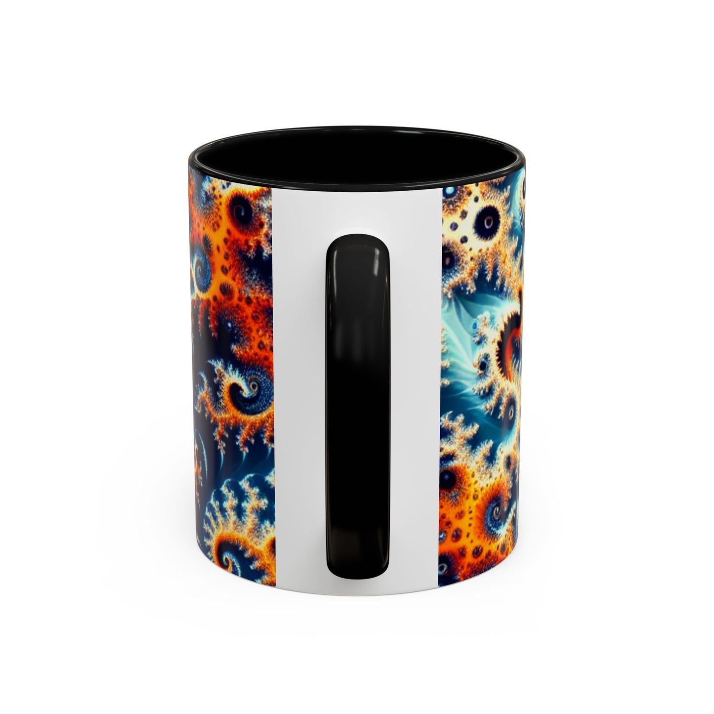 Vibrant Spiral Design Coffee Mug - 11/15oz Ceramic Accent Cup for Art Lovers